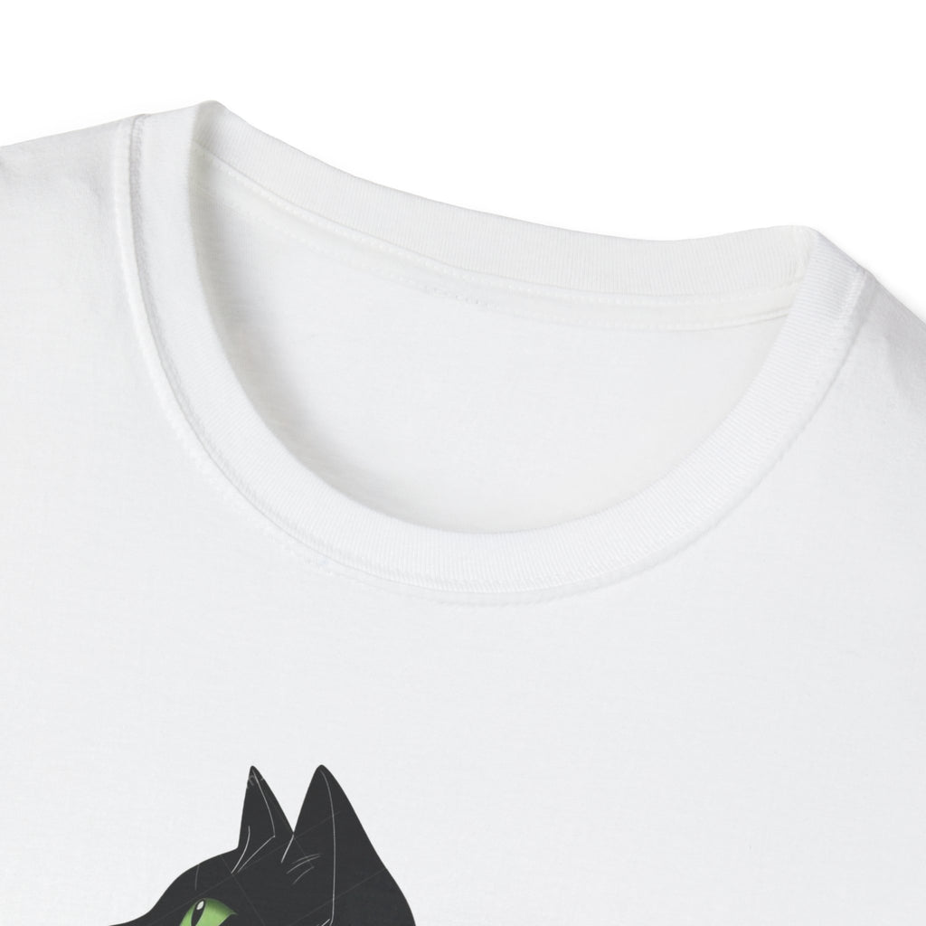 Floral Cat Silhouette T-Shirt