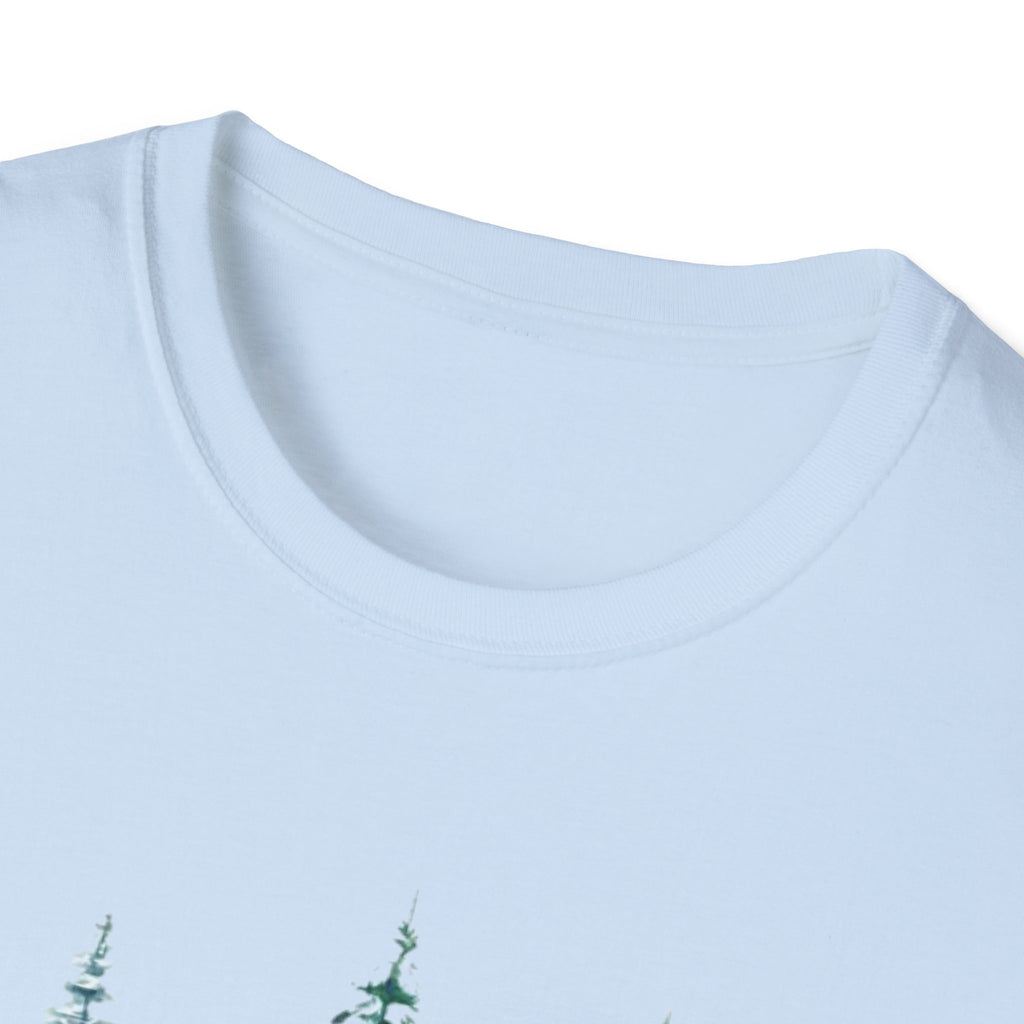 Pine Tree Watercolor T-Shirt — Minimal Holiday Trees Tee