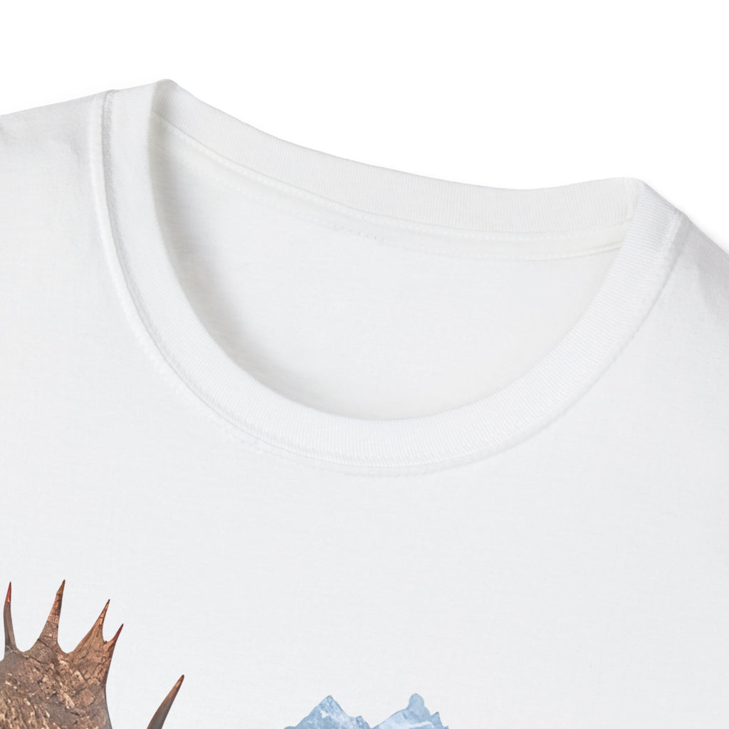 Moose Reflection T-Shirt – Wilderness Lake Double Exposure Tee