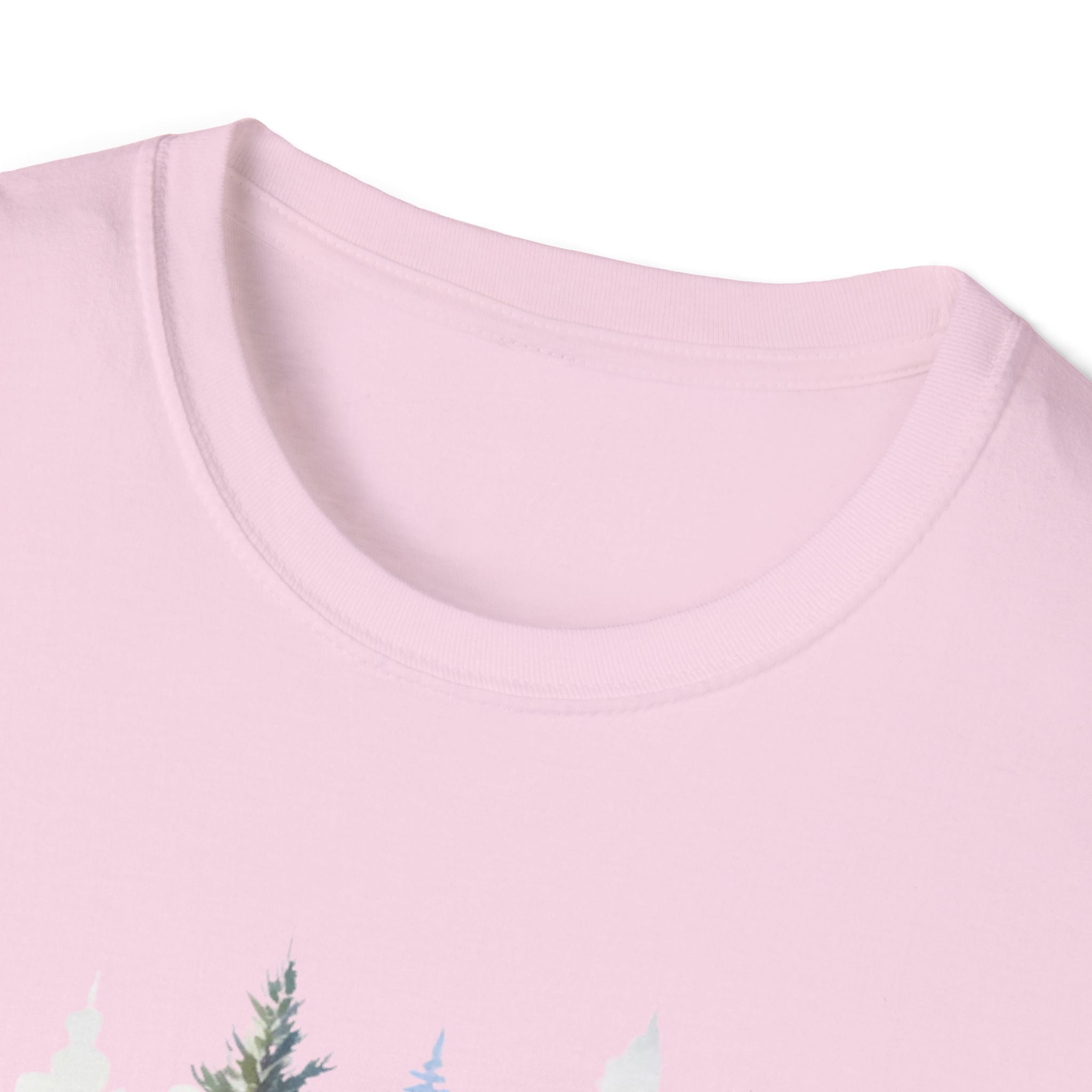 Winter Pine Trees T-Shirt — Watercolor Forest Holiday Tee