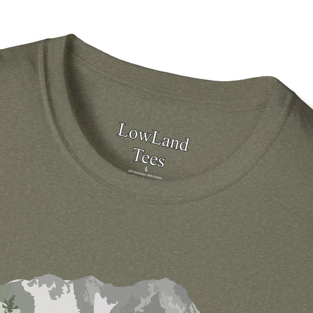 Mountain Spirit Bear T-Shirt — Double Exposure Wilderness Nature Tee