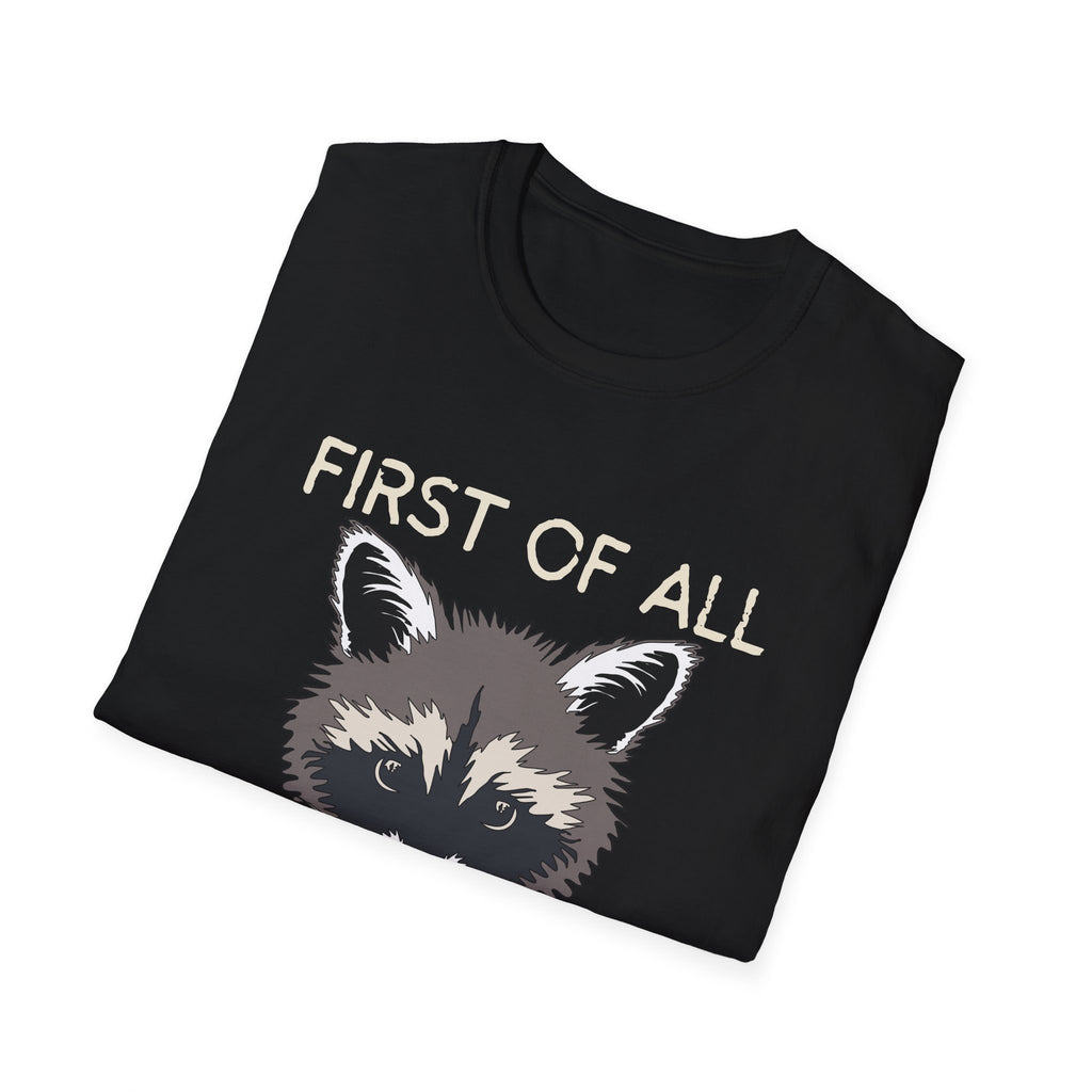 Raccoon 'First of All I'm a Delight' Graphic T-Shirt