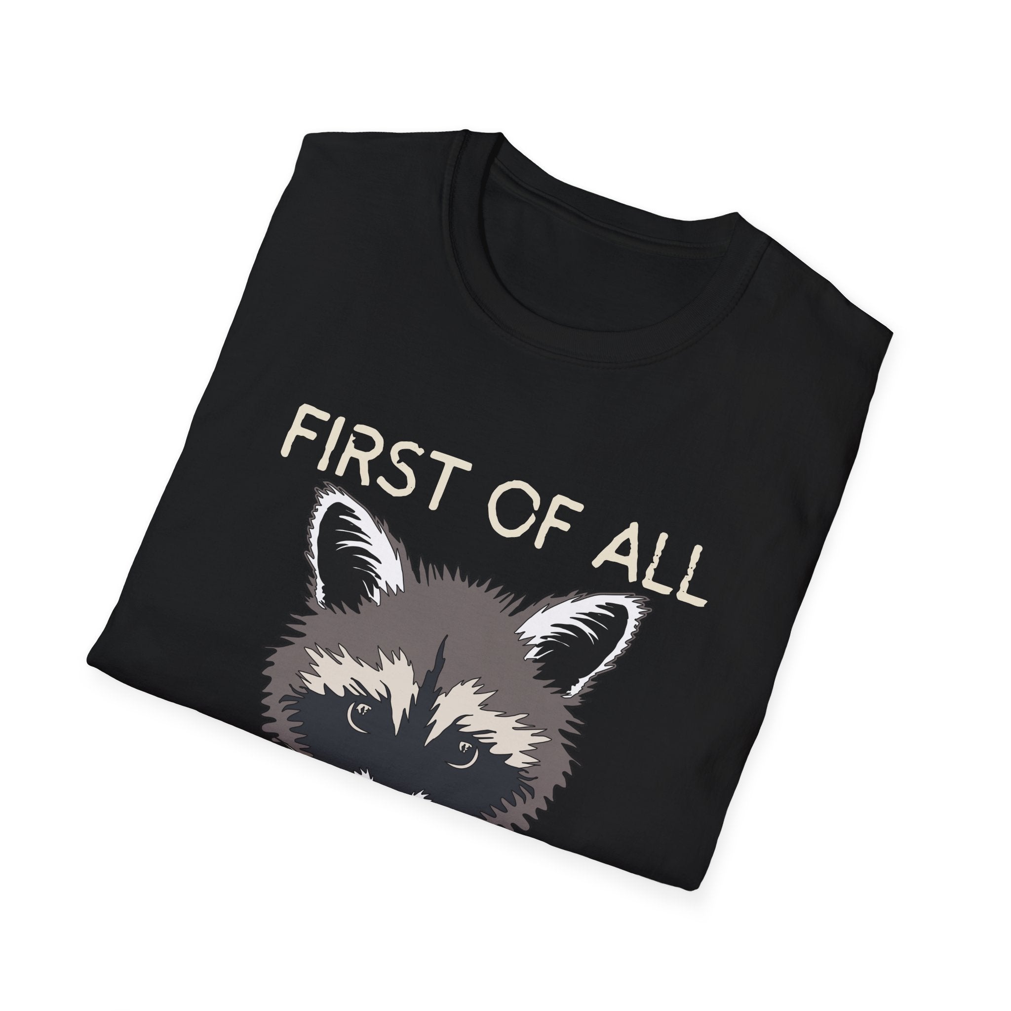 Raccoon 'First of All I'm a Delight' Graphic T-Shirt
