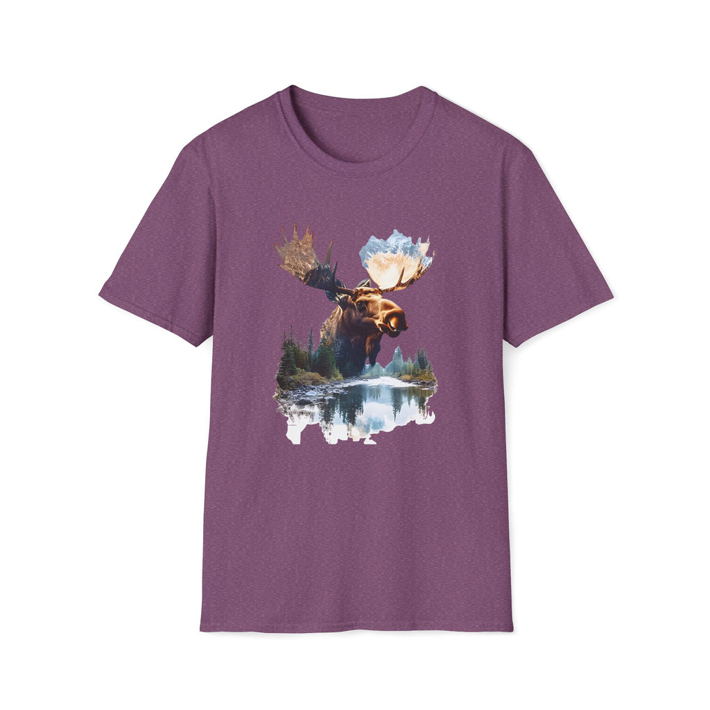 Moose Reflection T-Shirt – Wilderness Lake Double Exposure Tee