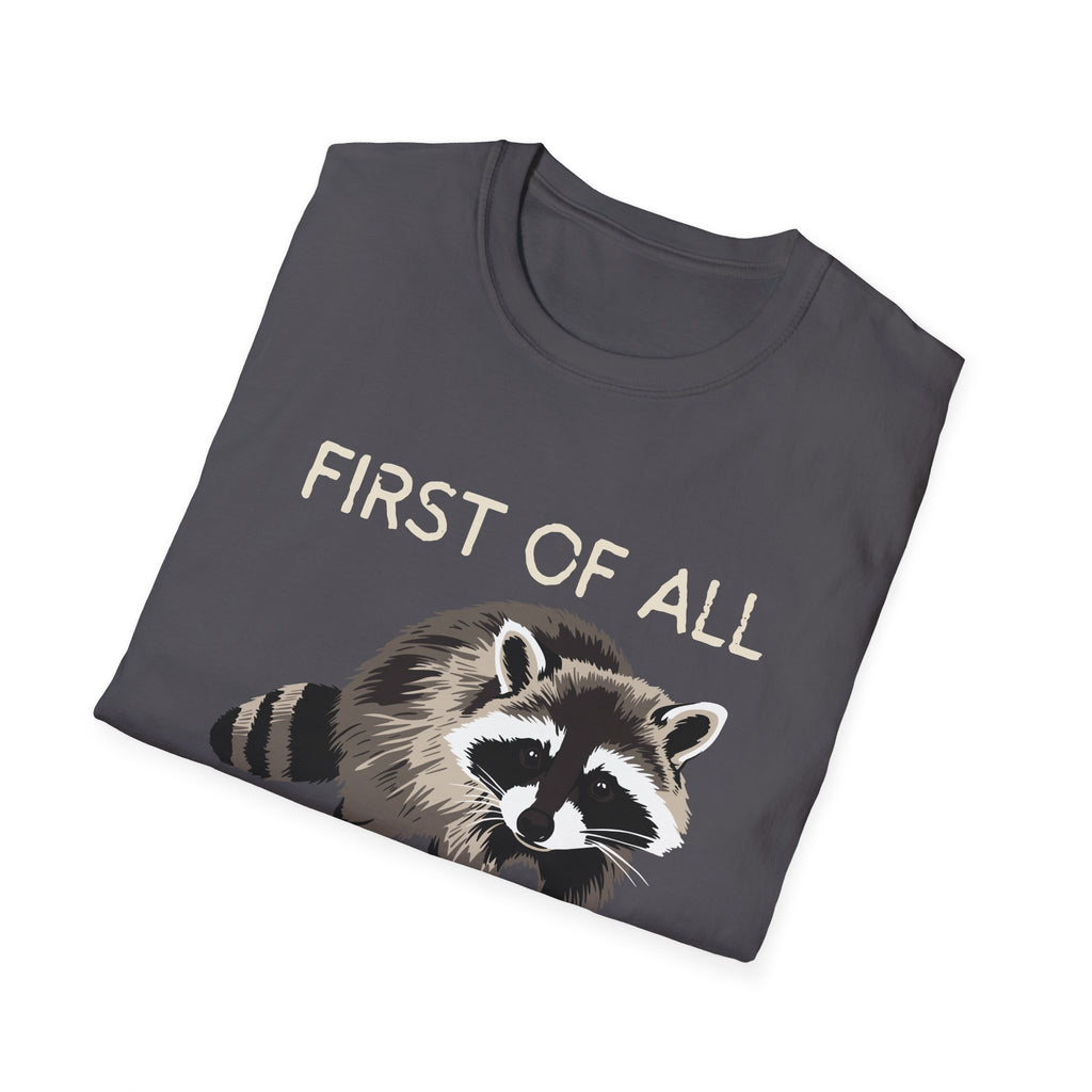 Raccoon ‘First of All I’m a Delight’ Graphic T‑Shirt