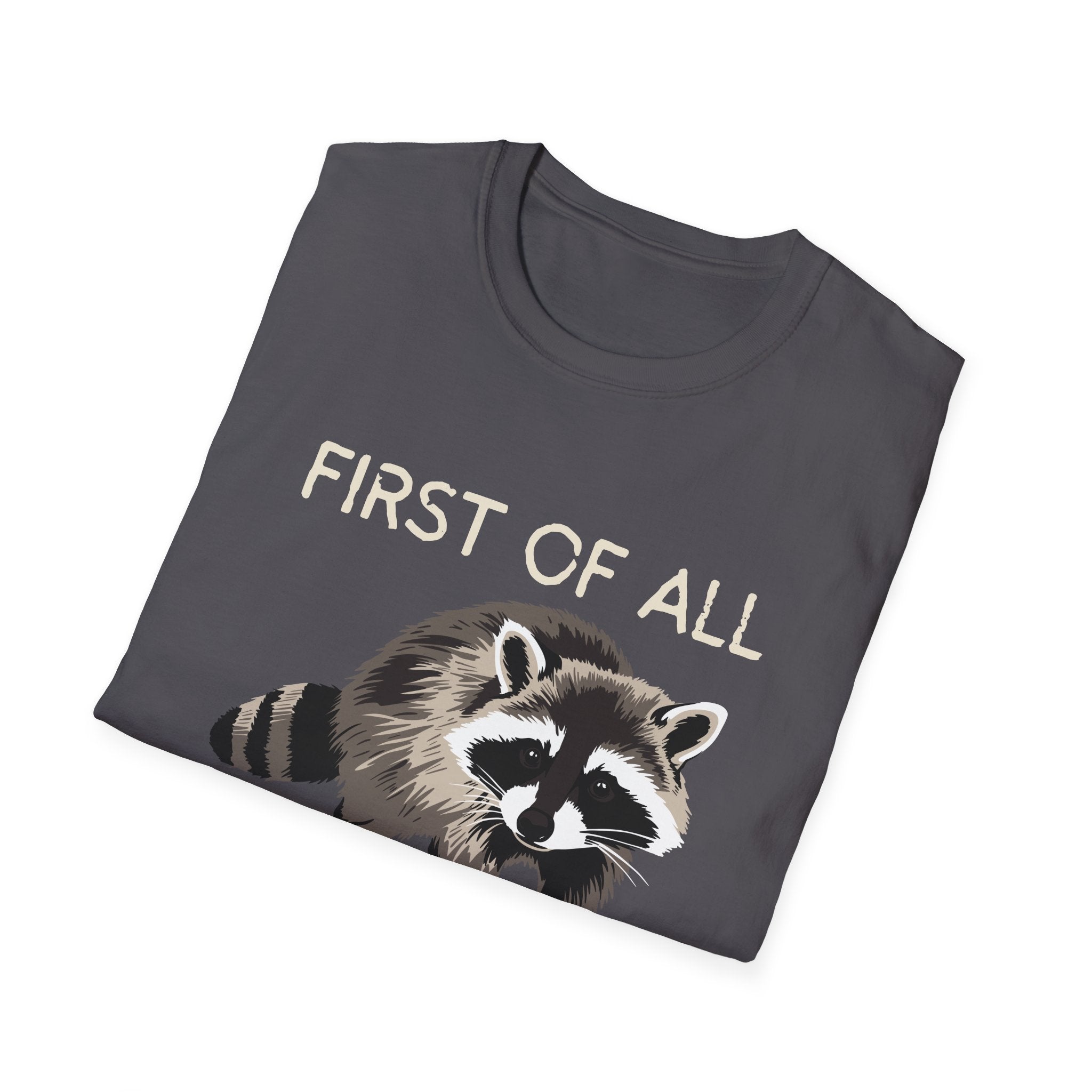Raccoon ‘First of All I’m a Delight’ Graphic T‑Shirt