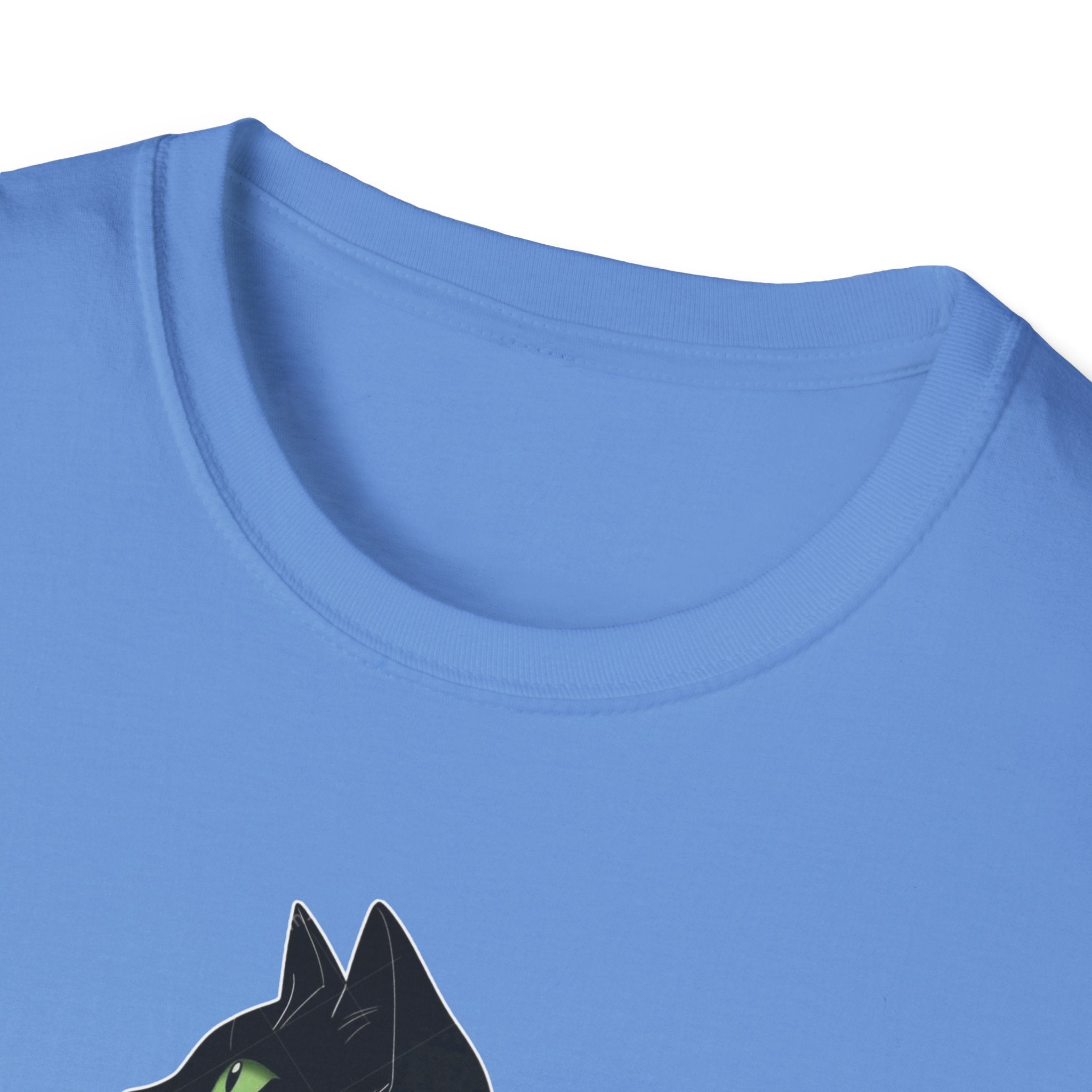 Floral Cat Silhouette T-Shirt