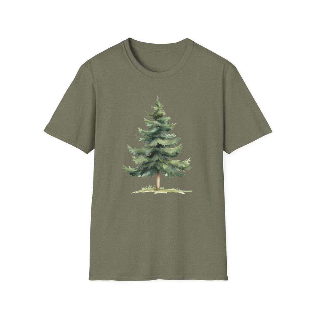 Pine Tree Watercolor T-Shirt