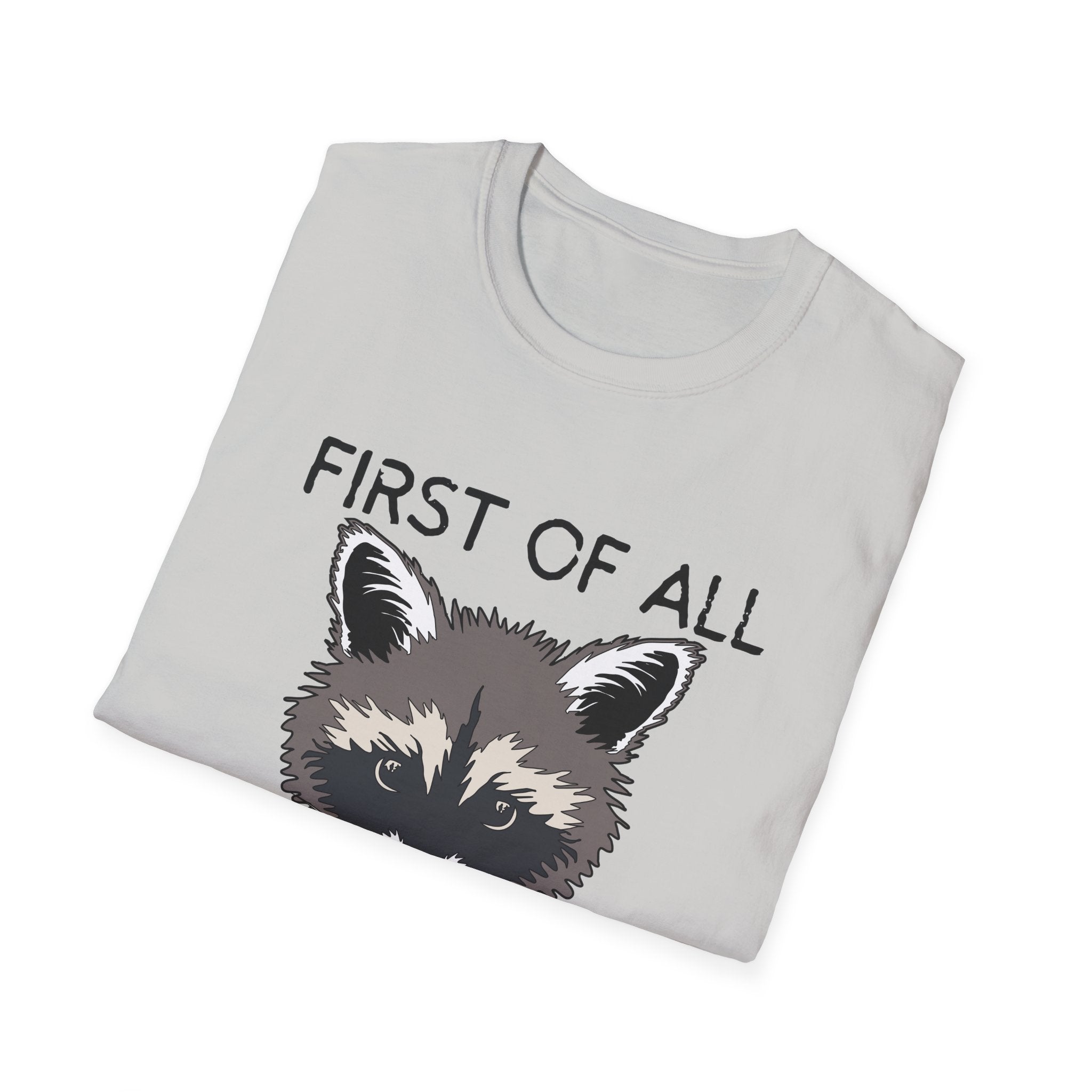 Raccoon 'First of All I'm a Delight' Graphic T-Shirt