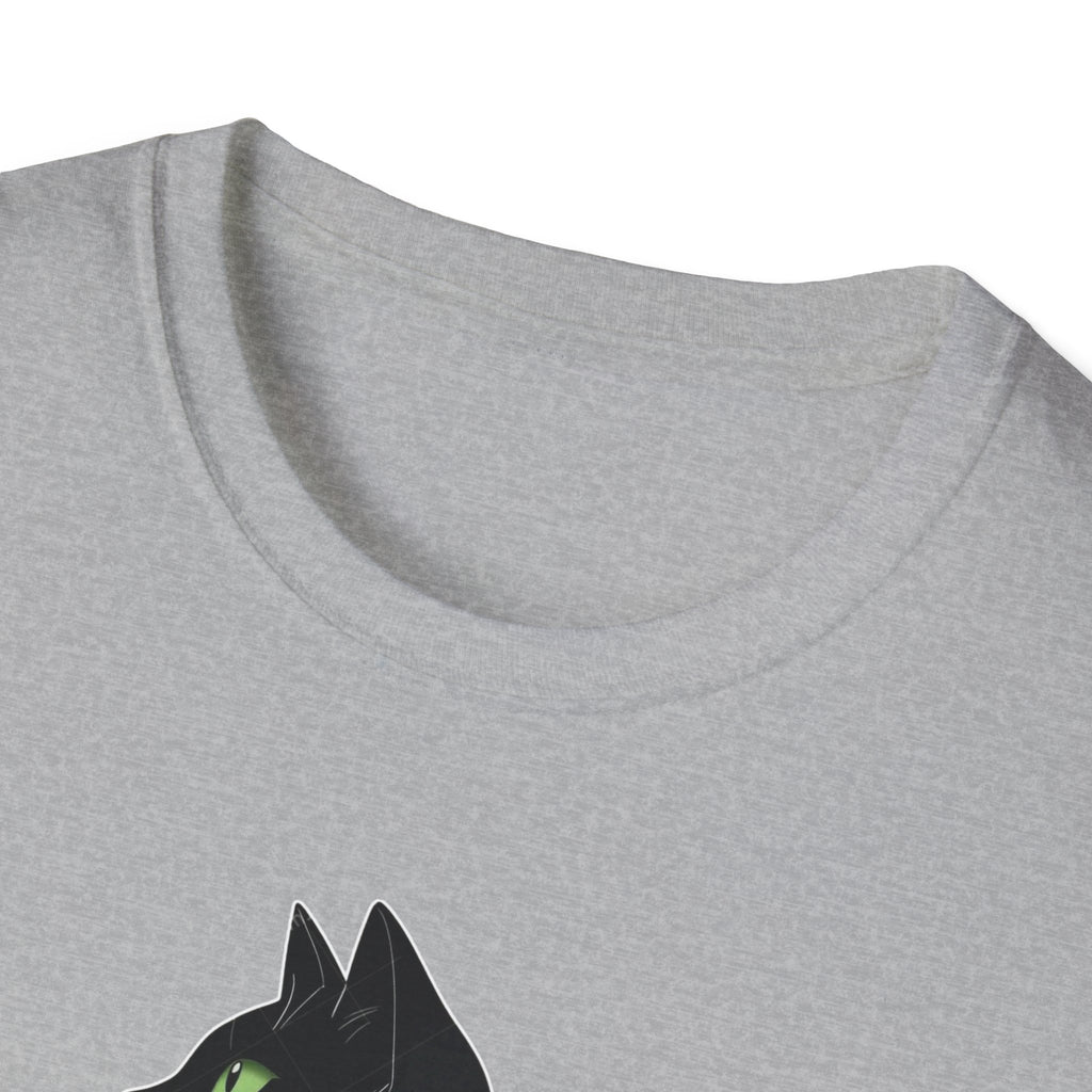 Floral Cat Silhouette T-Shirt