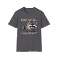 Raccoon ‘First of All I’m a Delight’ Graphic T‑Shirt
