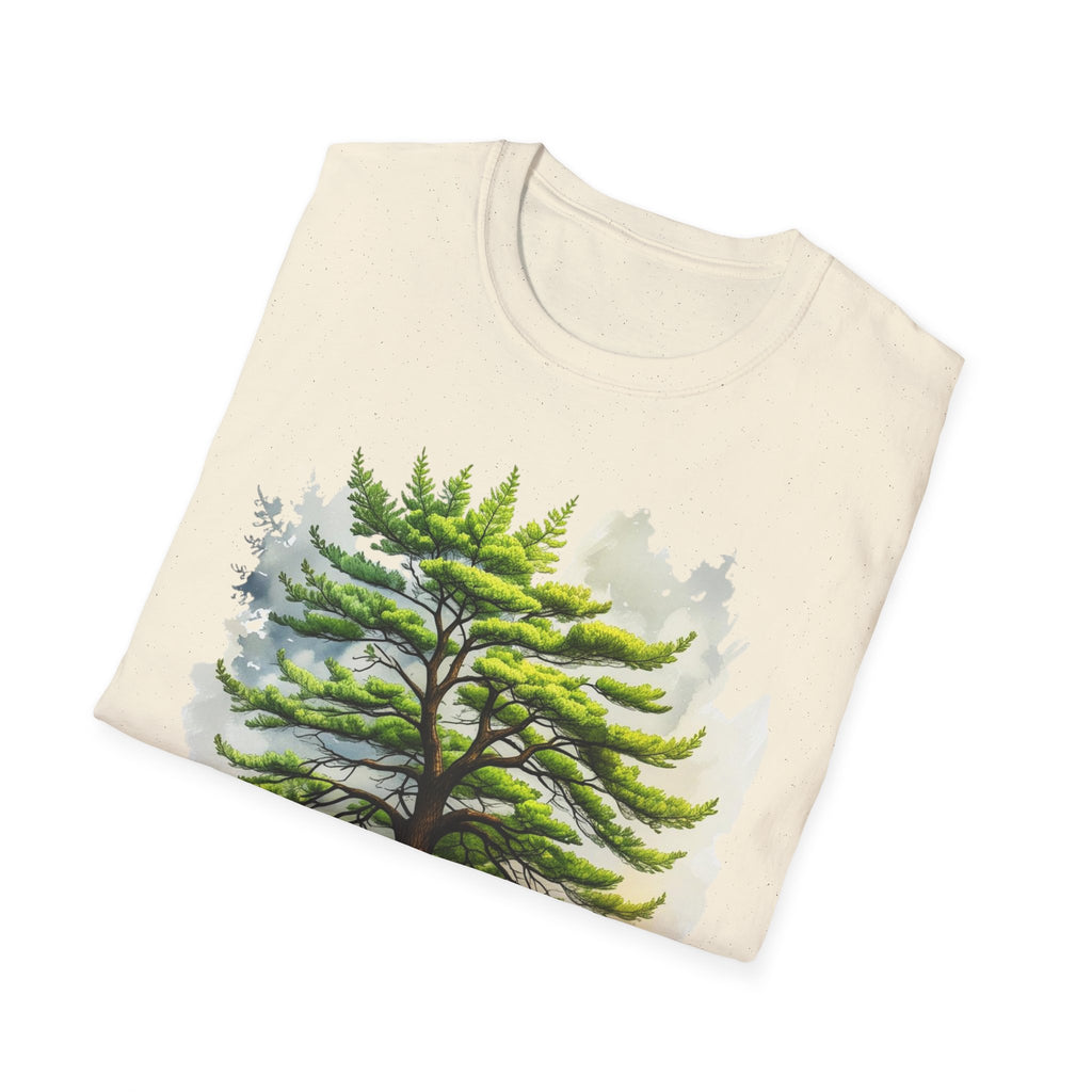 Pine Tree Watercolor T-Shirt — Nature Forest Tee