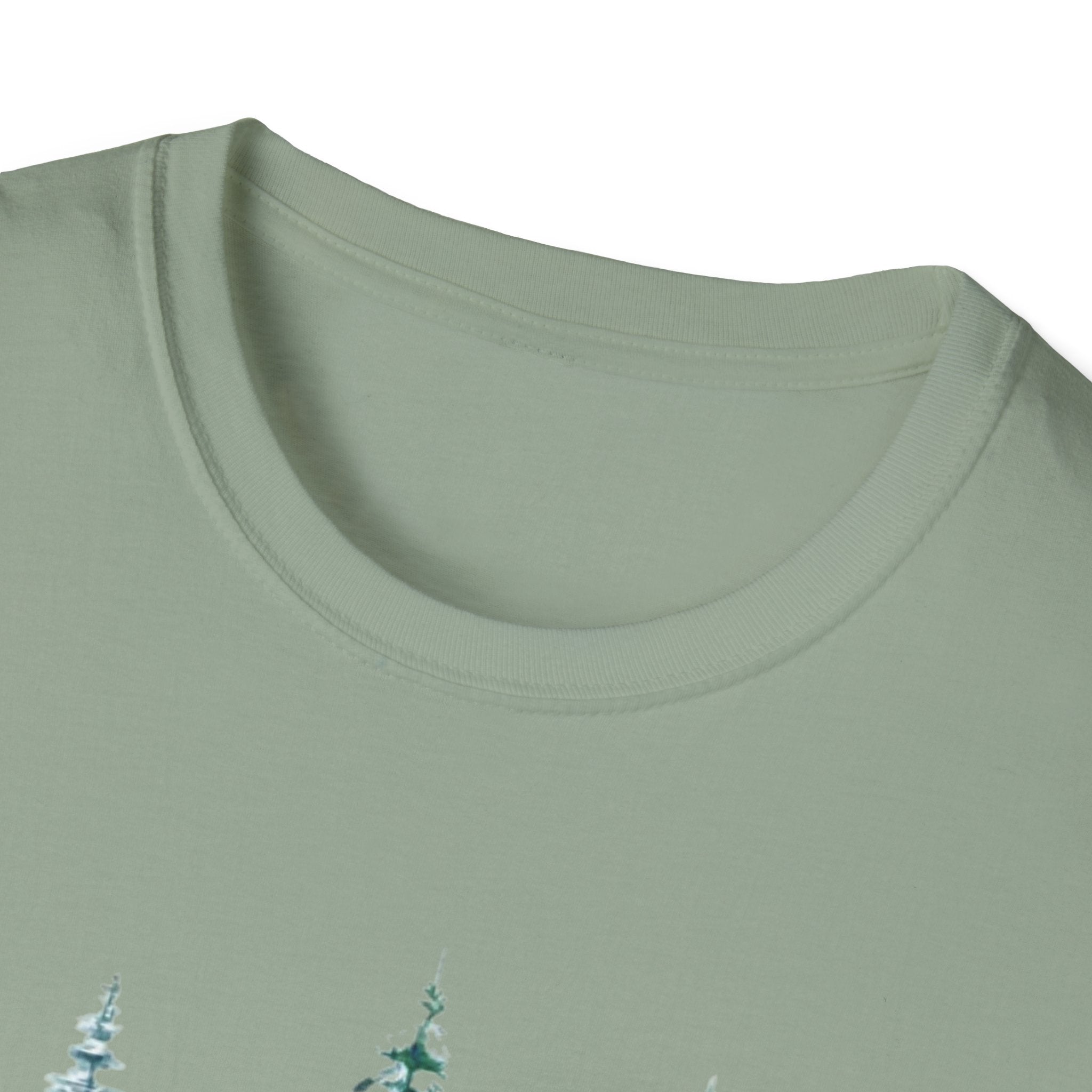 Pine Tree Watercolor T-Shirt — Minimal Holiday Trees Tee
