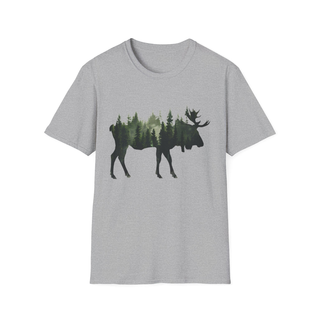 Moose Forest Silhouette T-Shirt