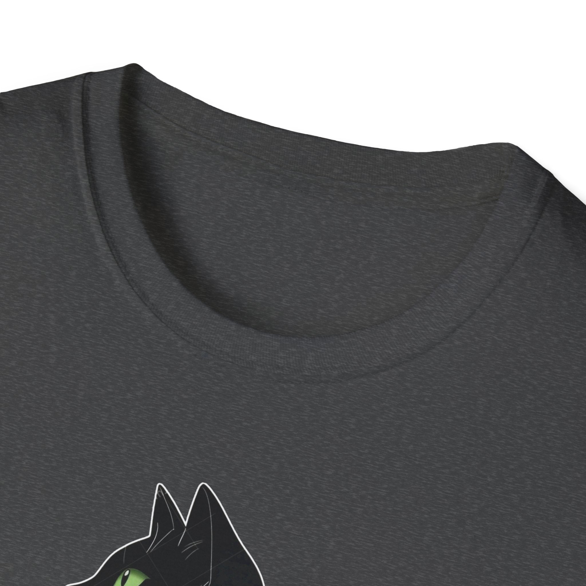Floral Cat Silhouette T-Shirt