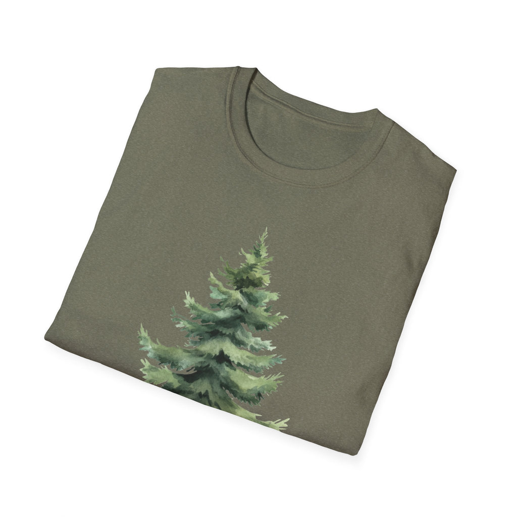 Pine Tree Watercolor T-Shirt