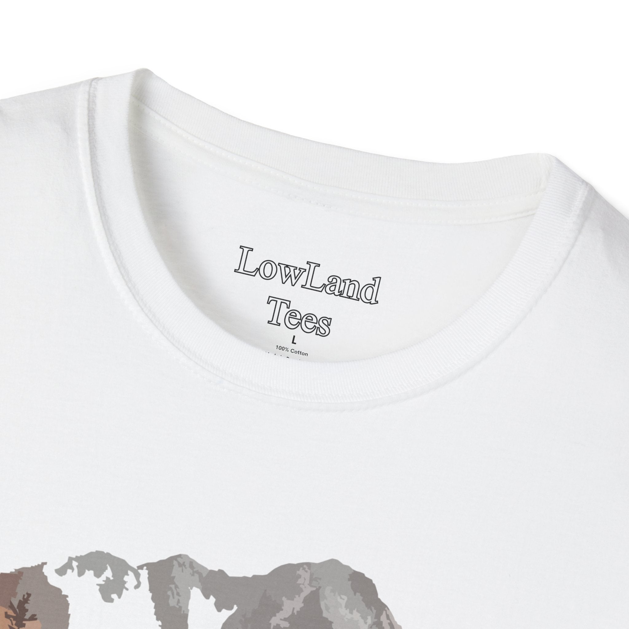 Mountain Spirit Bear T-Shirt — Double Exposure Wilderness Nature Tee