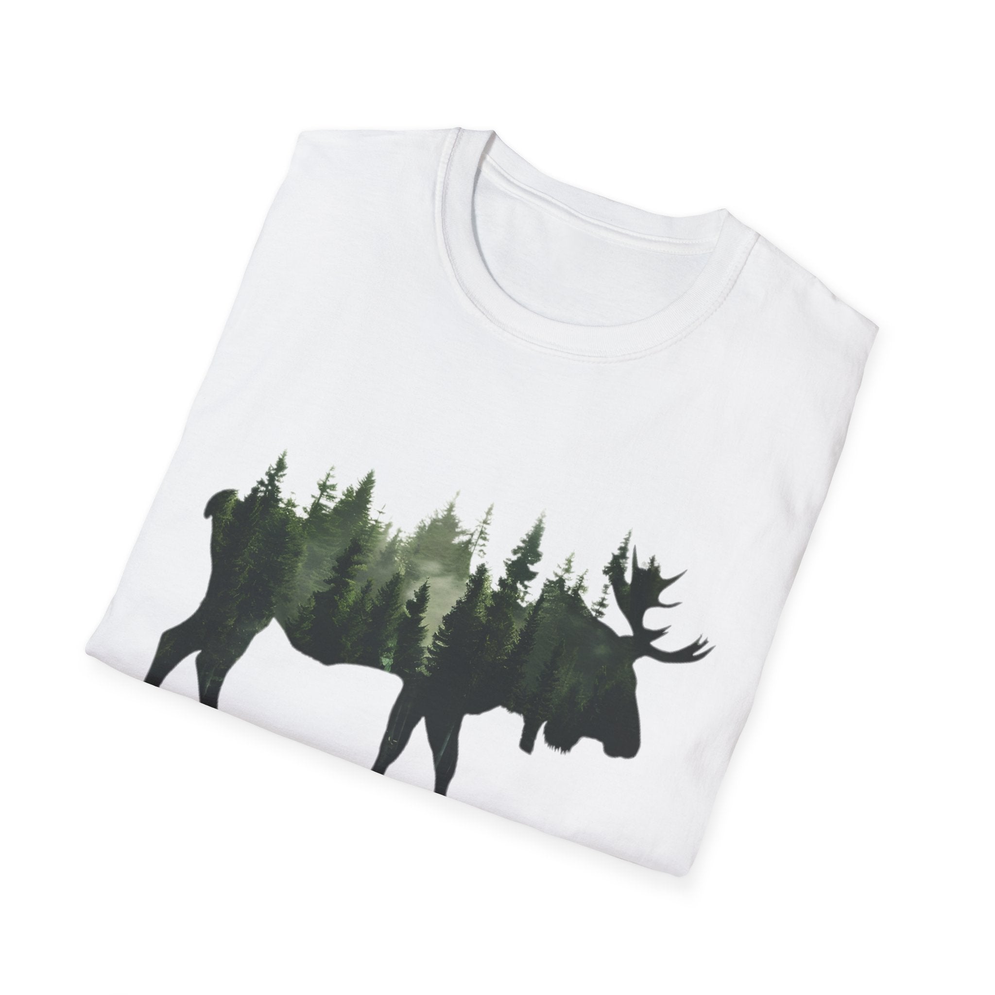 Moose Forest Silhouette T-Shirt