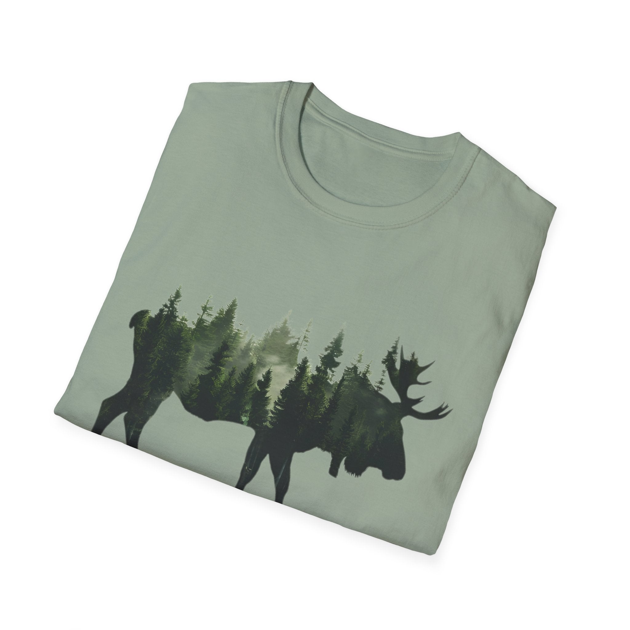 Moose Forest Silhouette T-Shirt