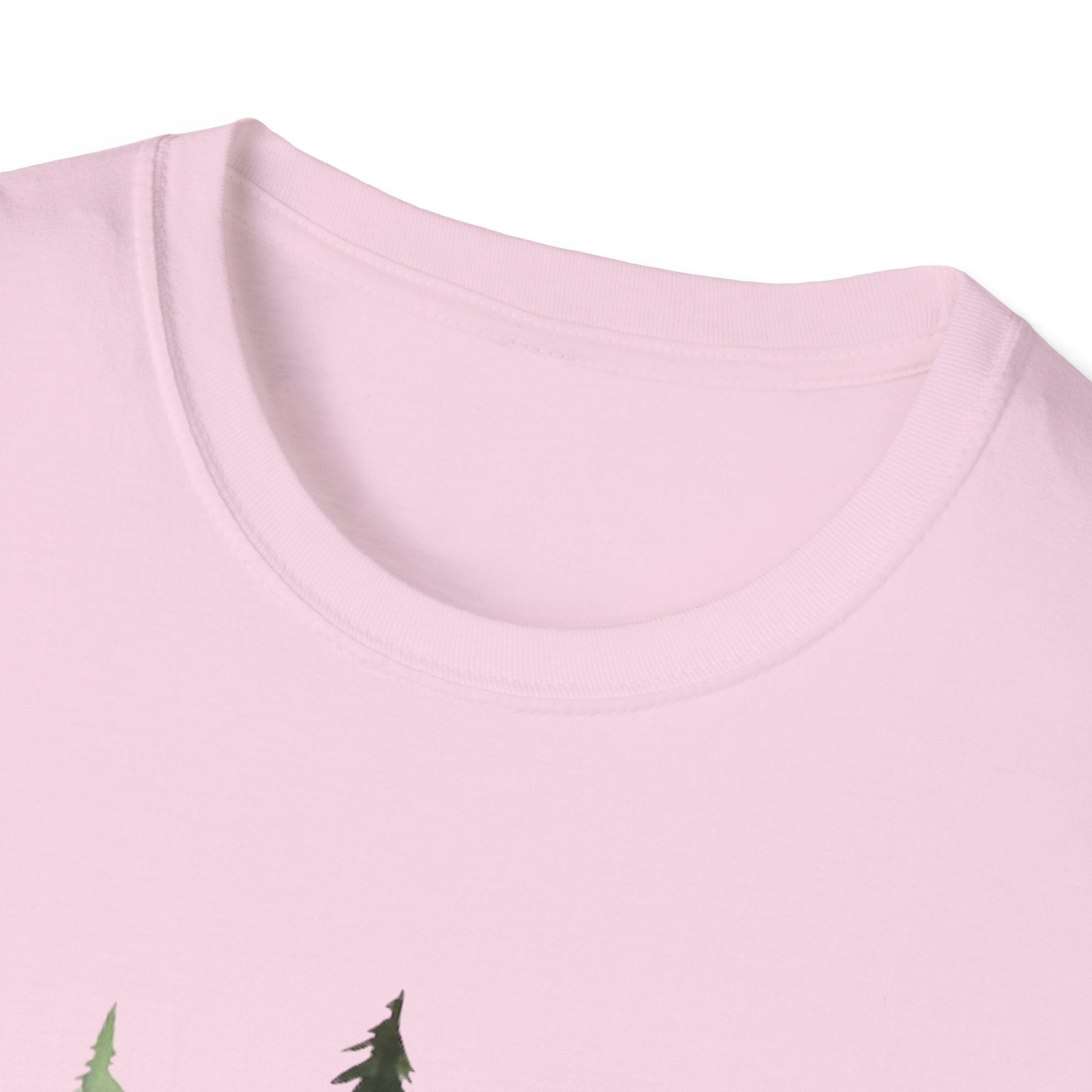 Pine Forest Tee — Watercolor Evergreen Tree T-Shirt