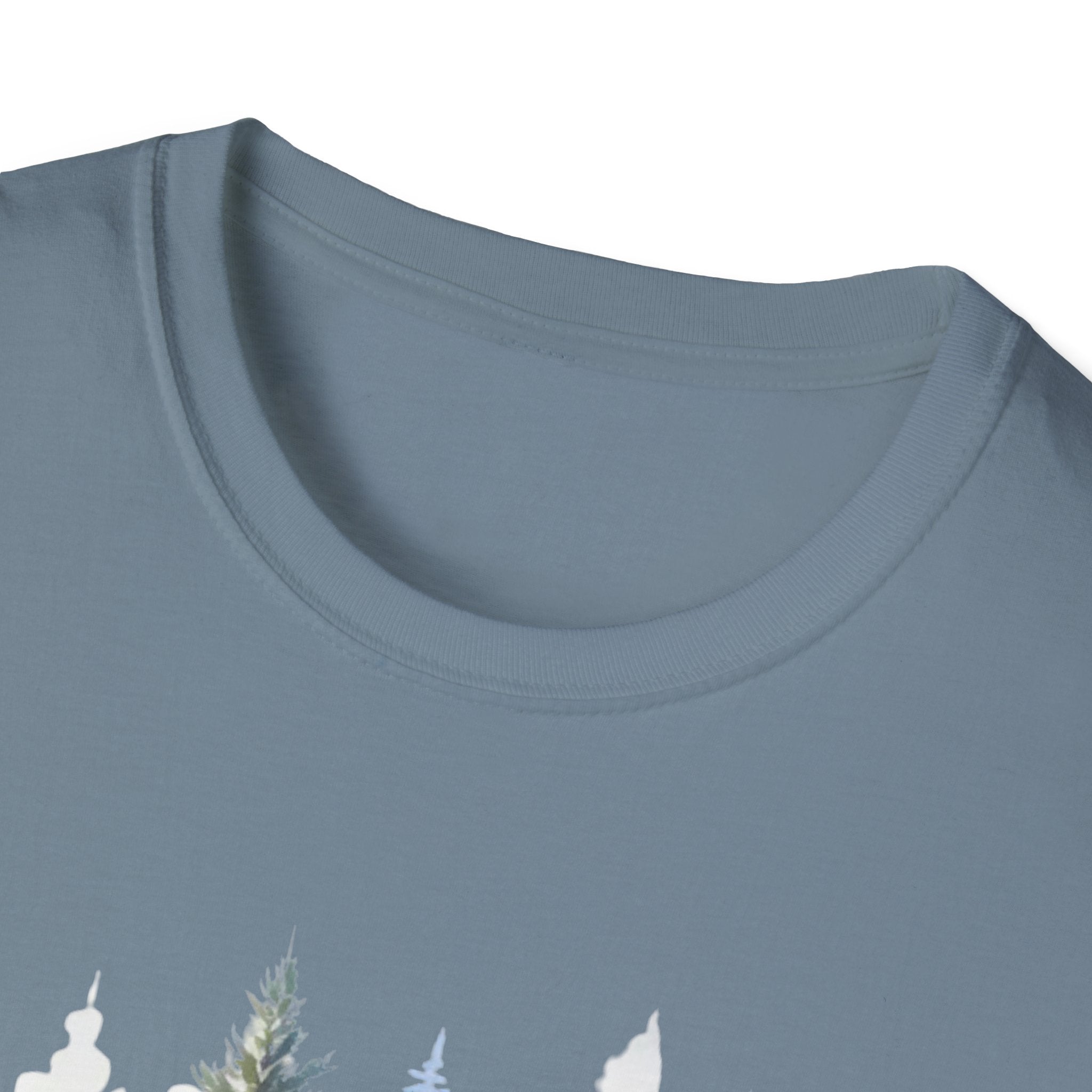 Winter Pine Trees T-Shirt — Watercolor Forest Holiday Tee