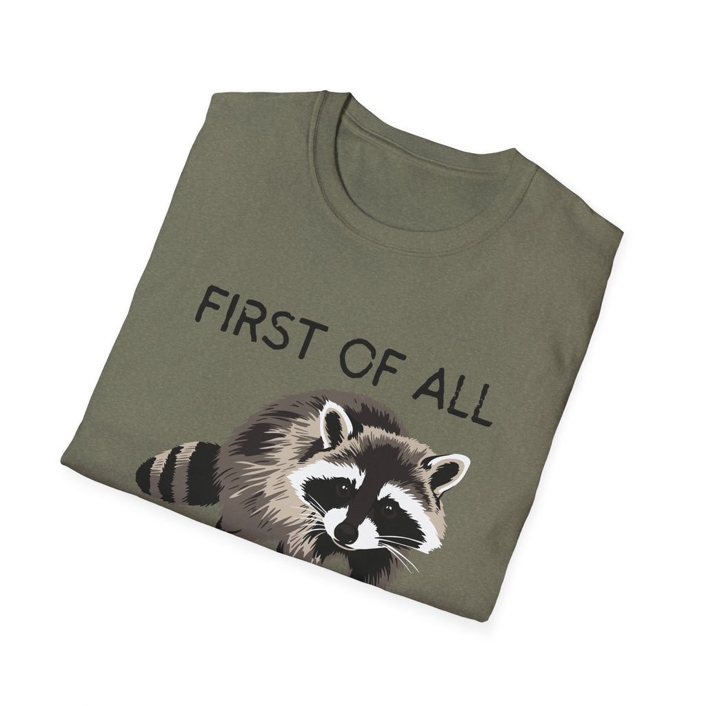 Raccoon ‘First of All I’m a Delight’ Graphic T‑Shirt