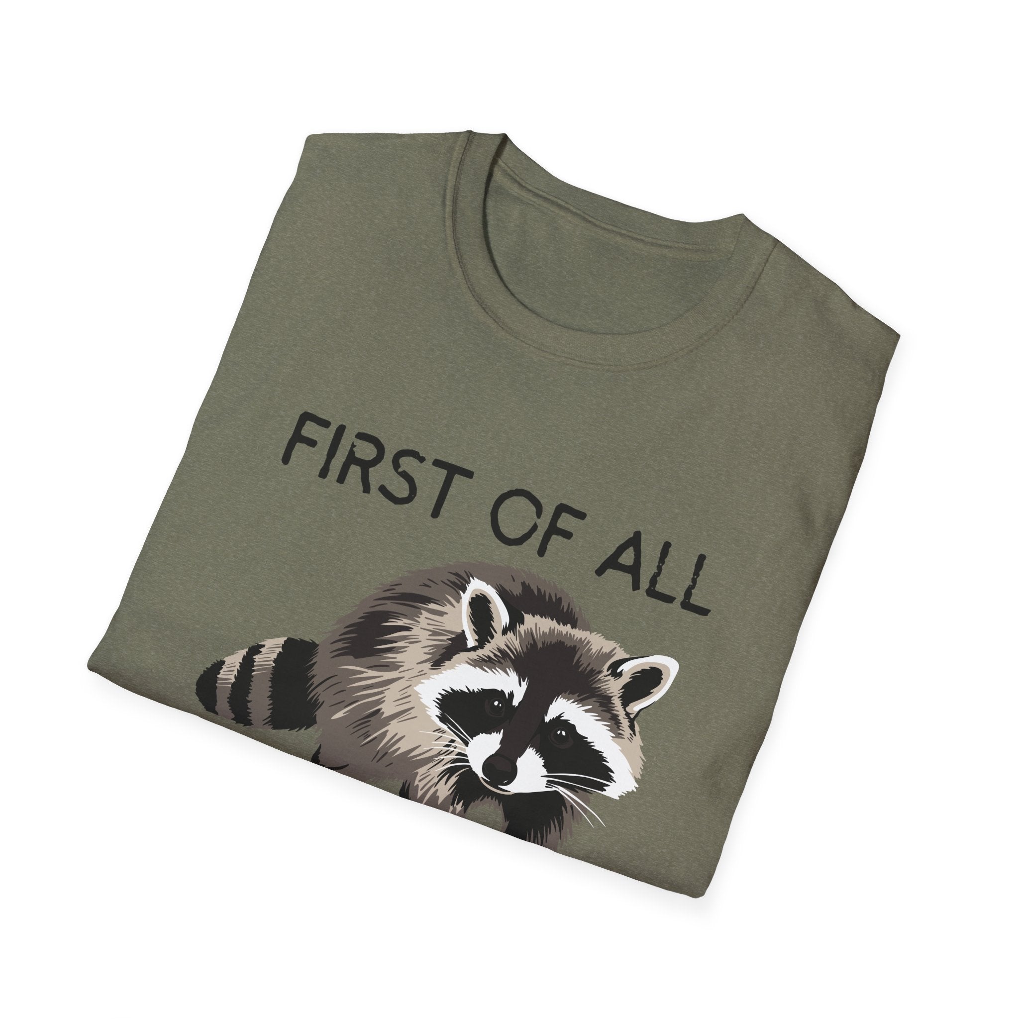 Raccoon ‘First of All I’m a Delight’ Graphic T‑Shirt