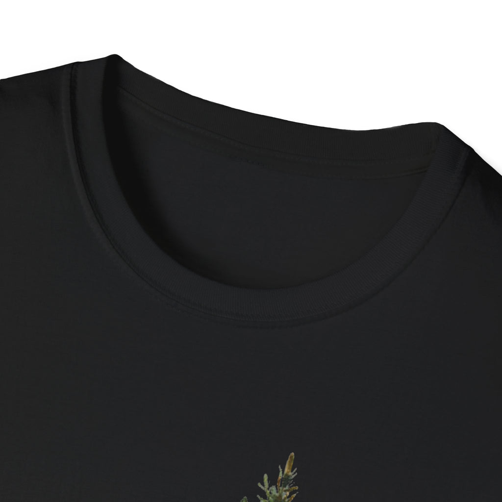 Nature Mountain T-Shirt — Watercolor Pine Tree Landscape