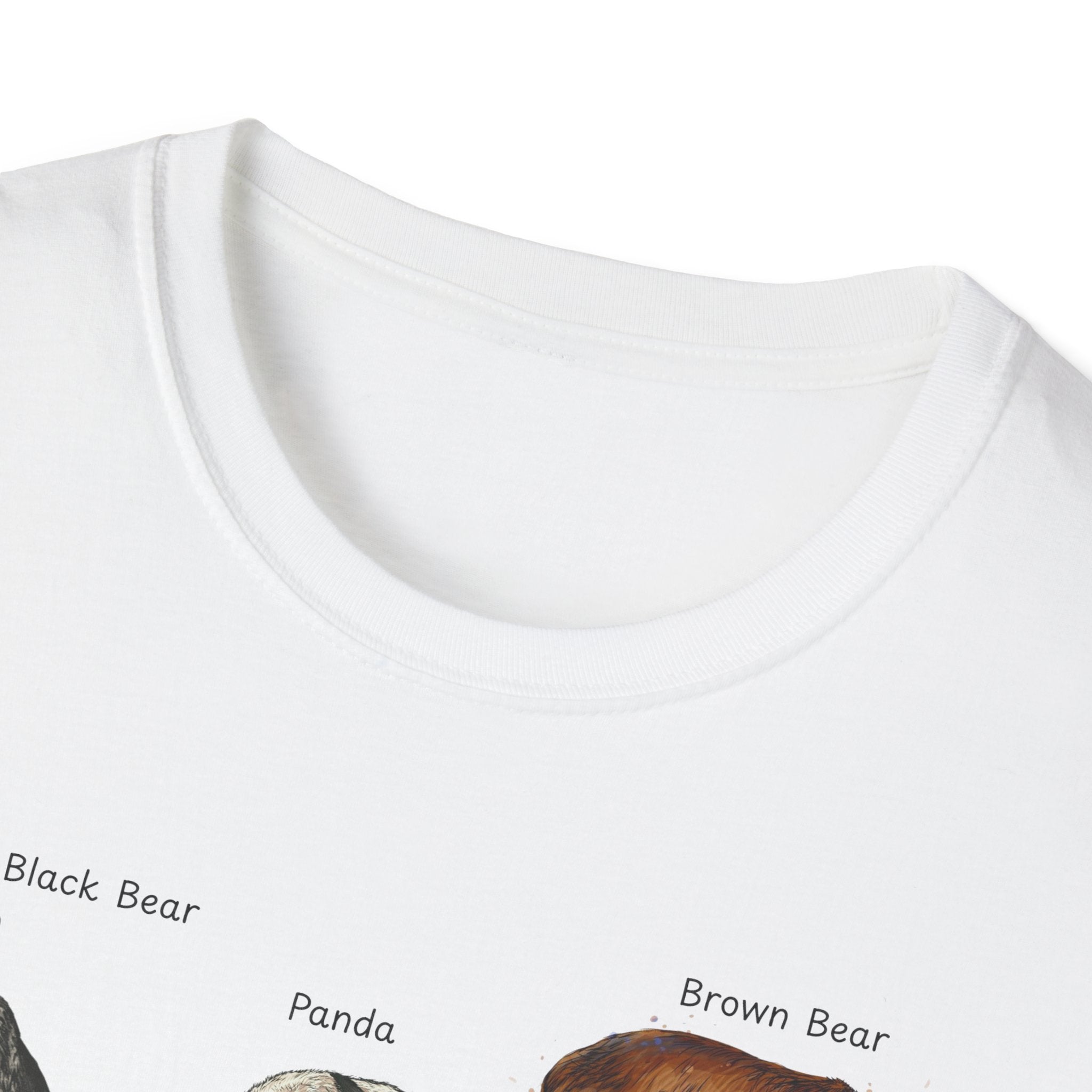 Bear Species Graphic T-Shirt — Vintage Illustrated Bear Types Tee