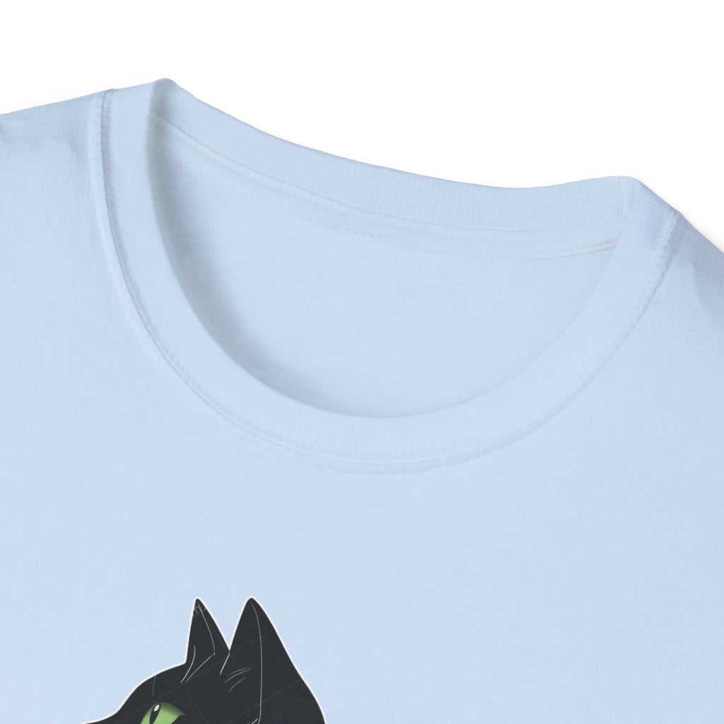 Floral Cat Silhouette T-Shirt
