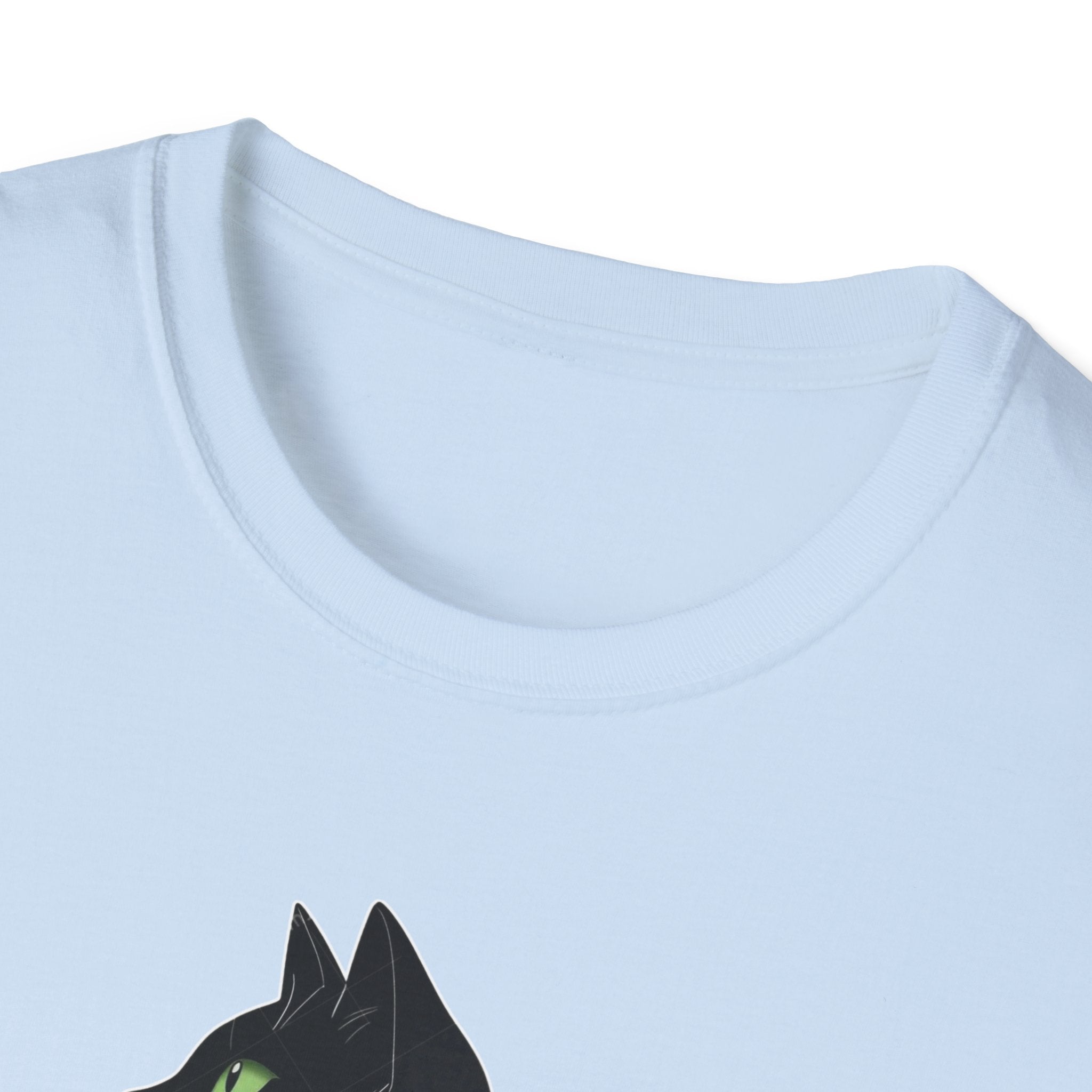 Floral Cat Silhouette T-Shirt