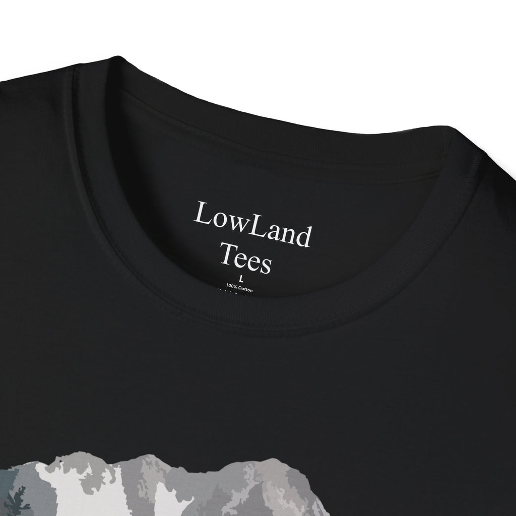 Mountain Spirit Bear T-Shirt — Double Exposure Wilderness Nature Tee