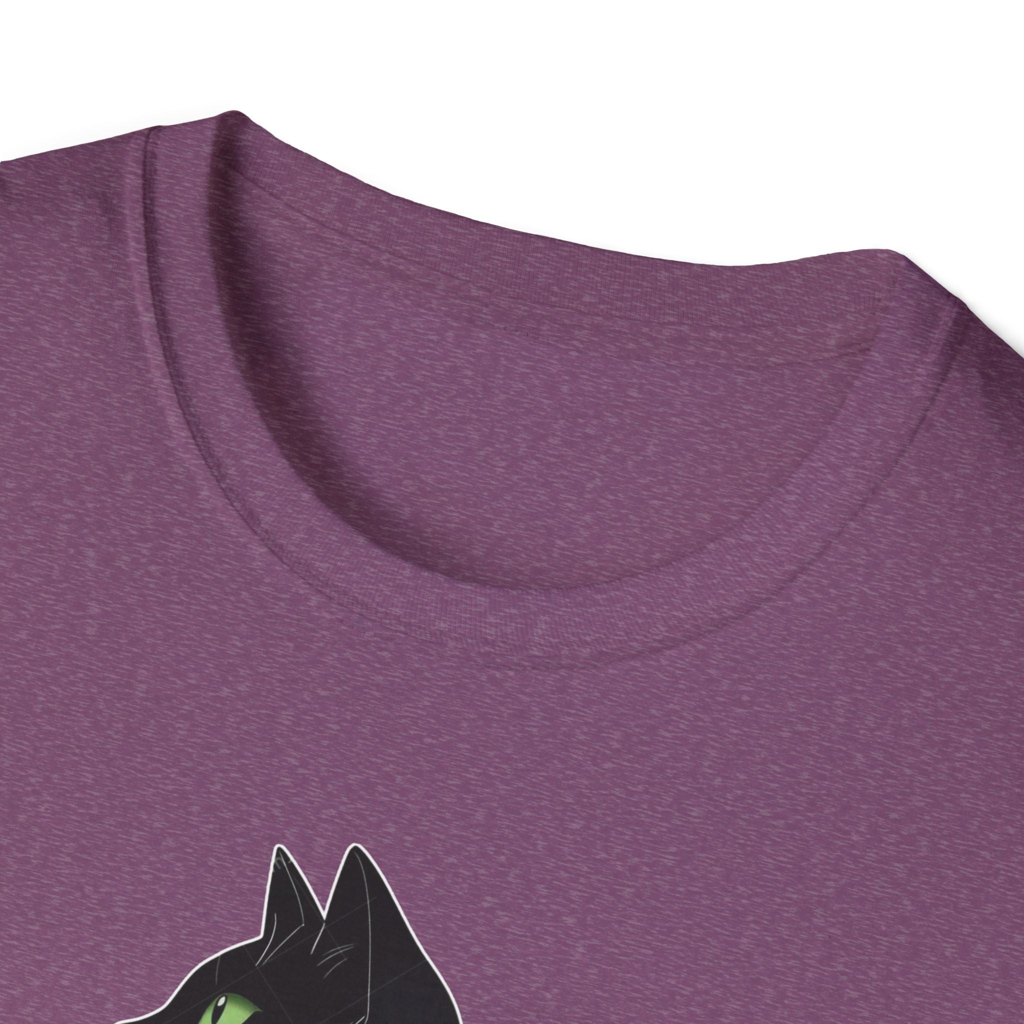 Floral Cat Silhouette T-Shirt