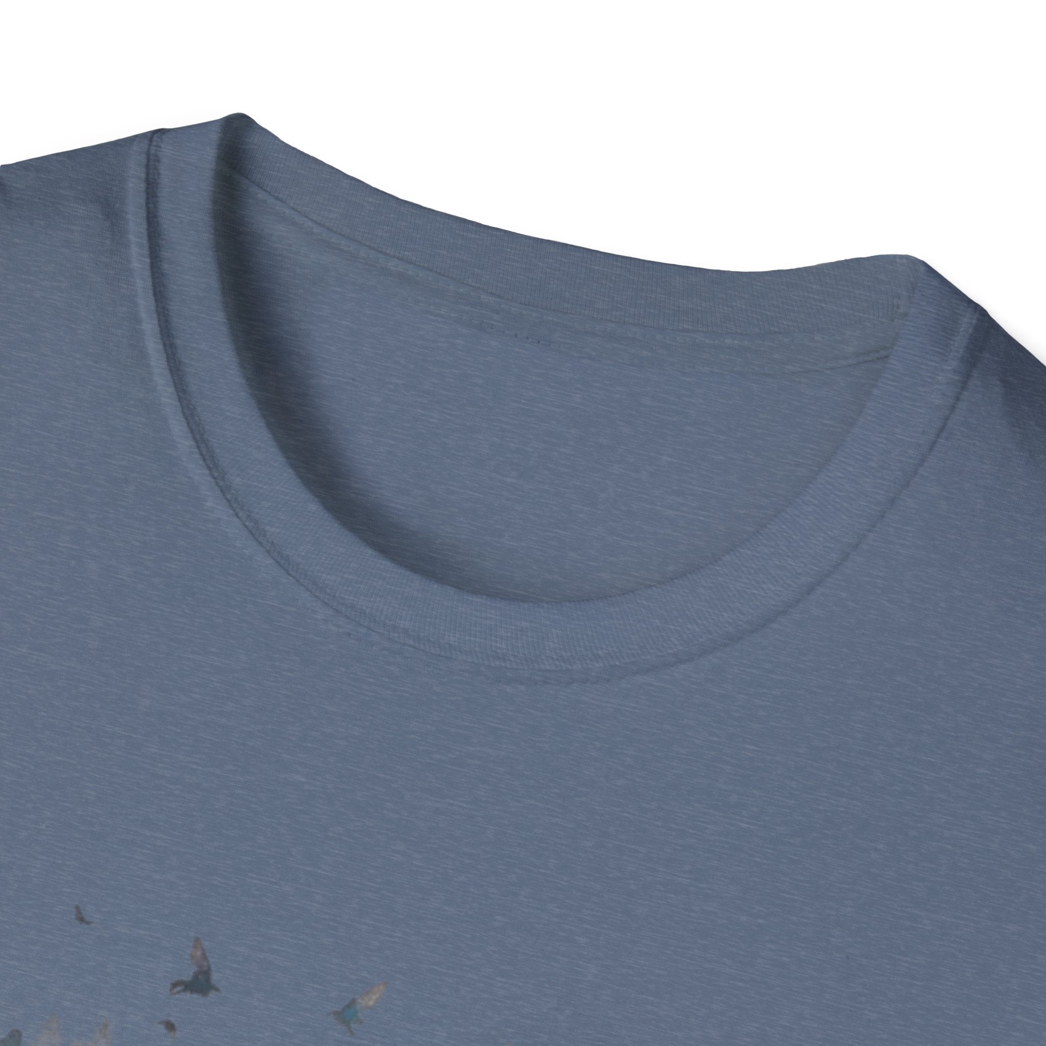 Moose Silhouette T-Shirt — Forest Double-Exposure Wildlife Tee