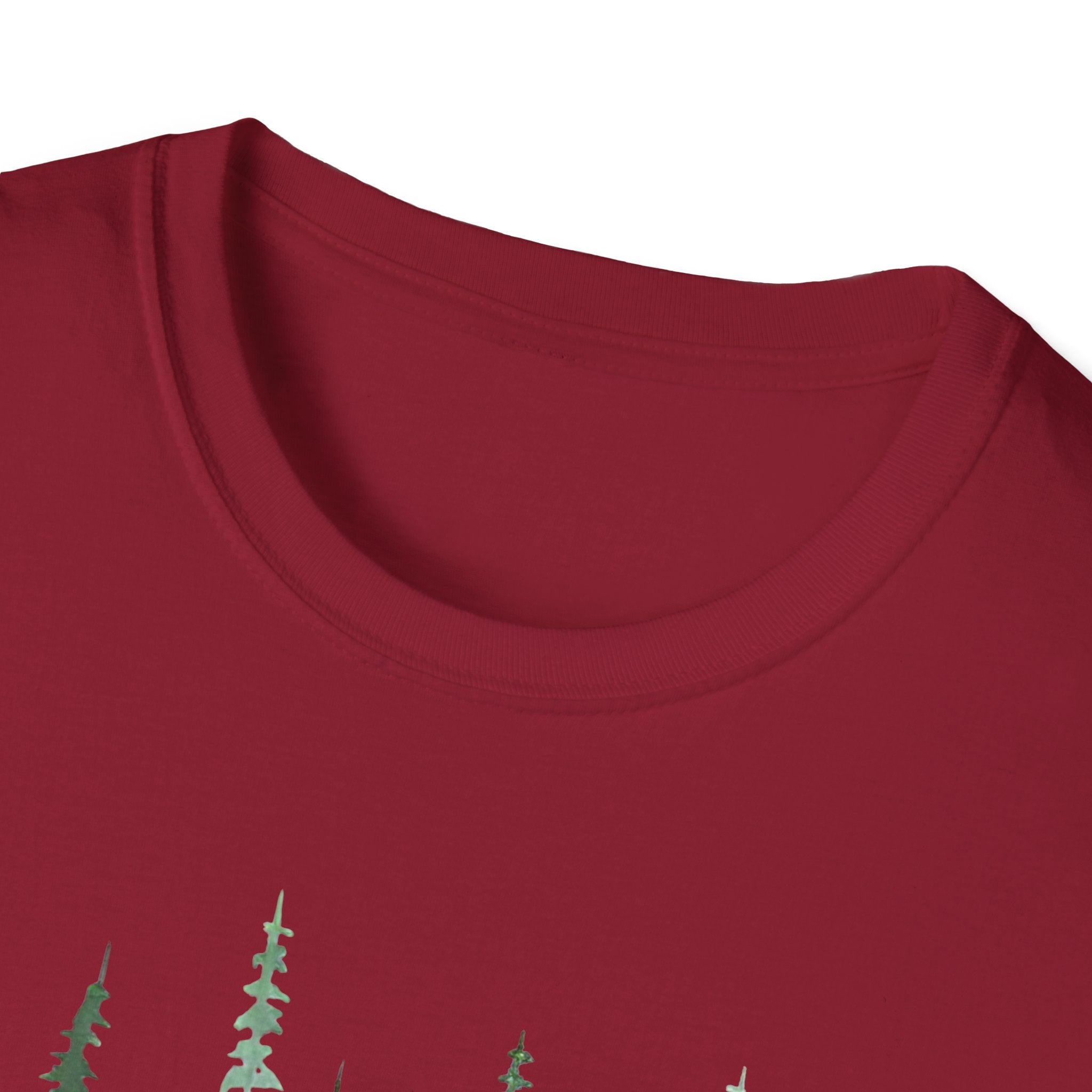 Forest Watercolor T-Shirt — Green Pine Tree Nature Tee