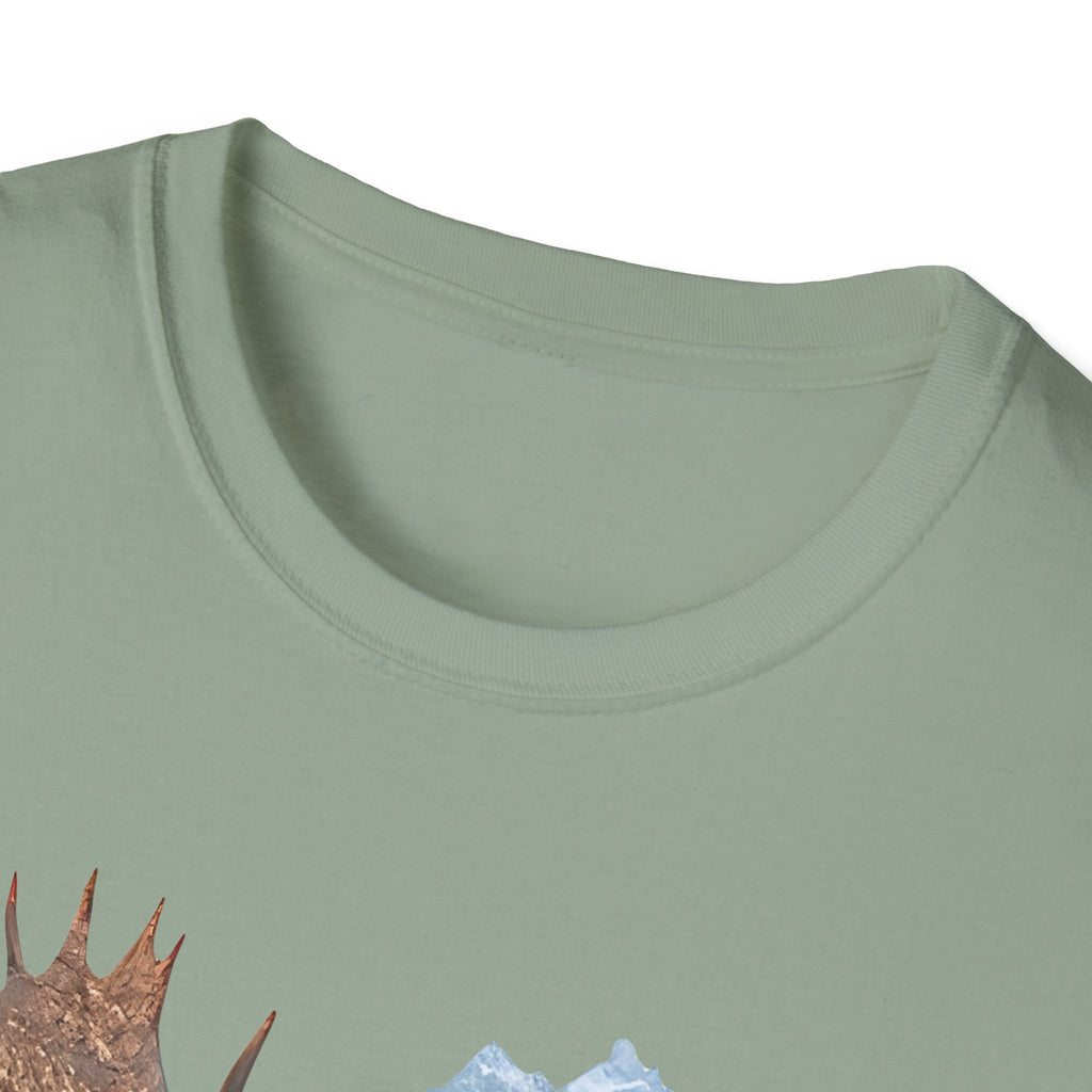 Moose Reflection T-Shirt – Wilderness Lake Double Exposure Tee