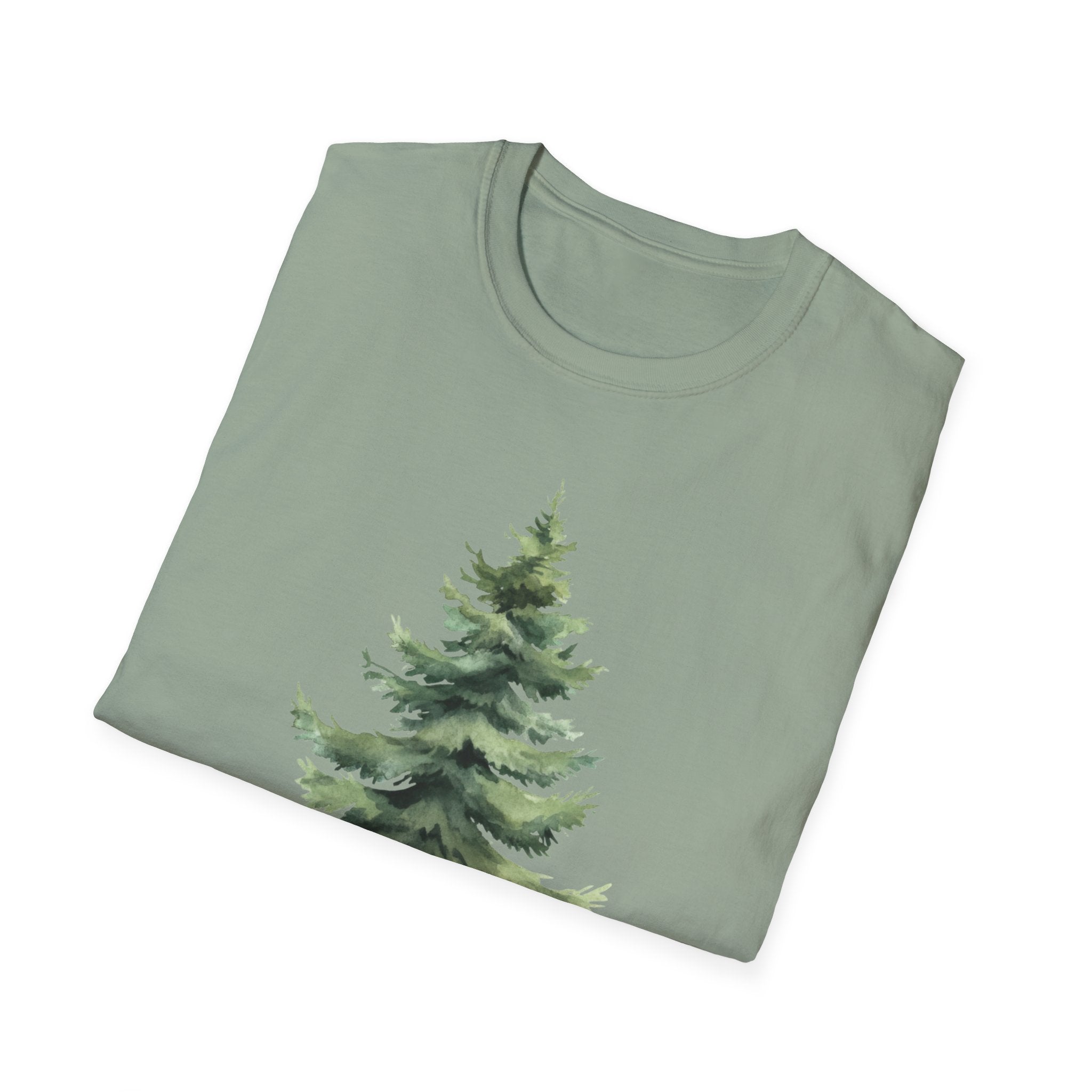 Pine Tree Watercolor T-Shirt