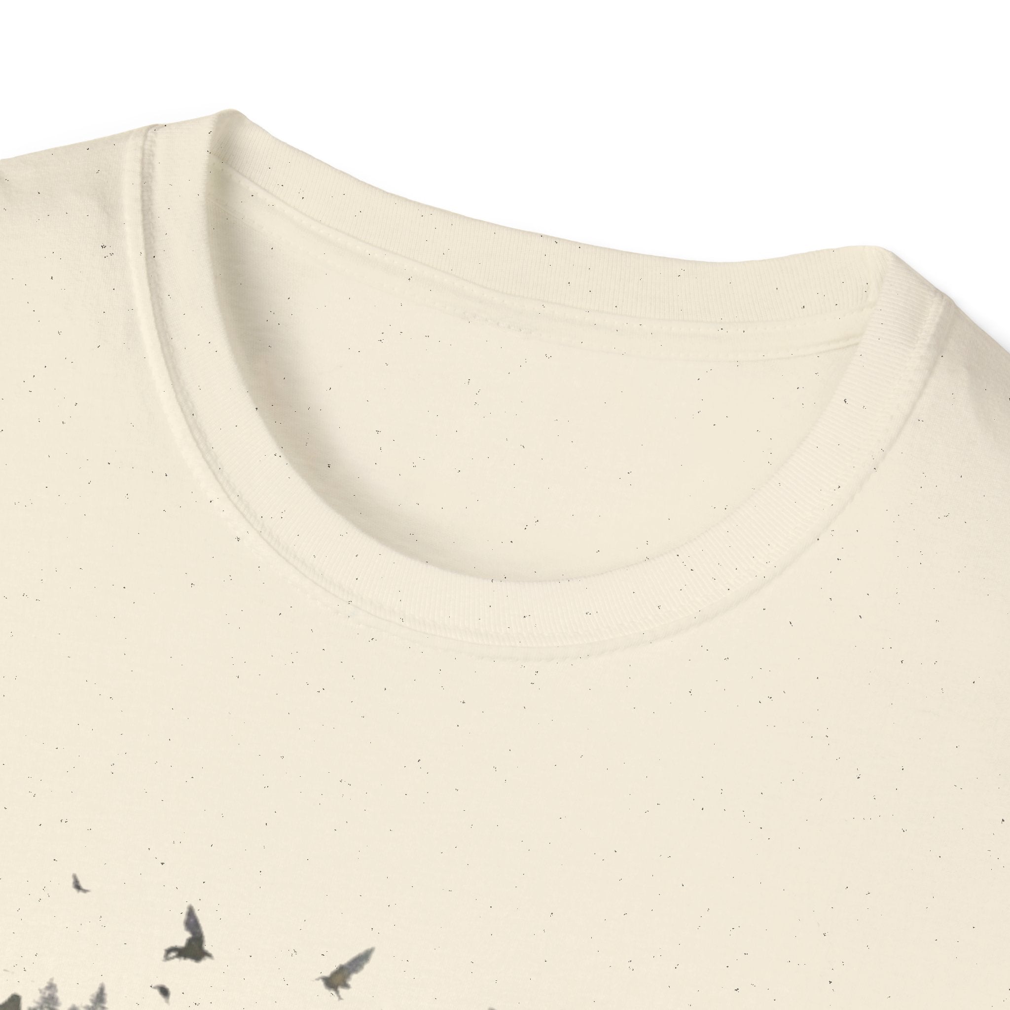 Moose Silhouette T-Shirt — Forest Double-Exposure Wildlife Tee