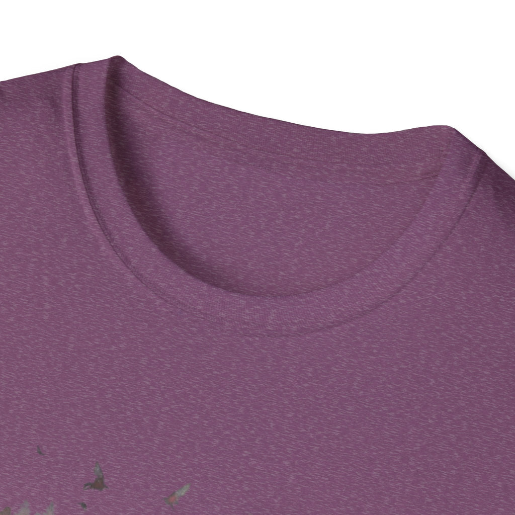 Moose Silhouette T-Shirt — Forest Double-Exposure Wildlife Tee