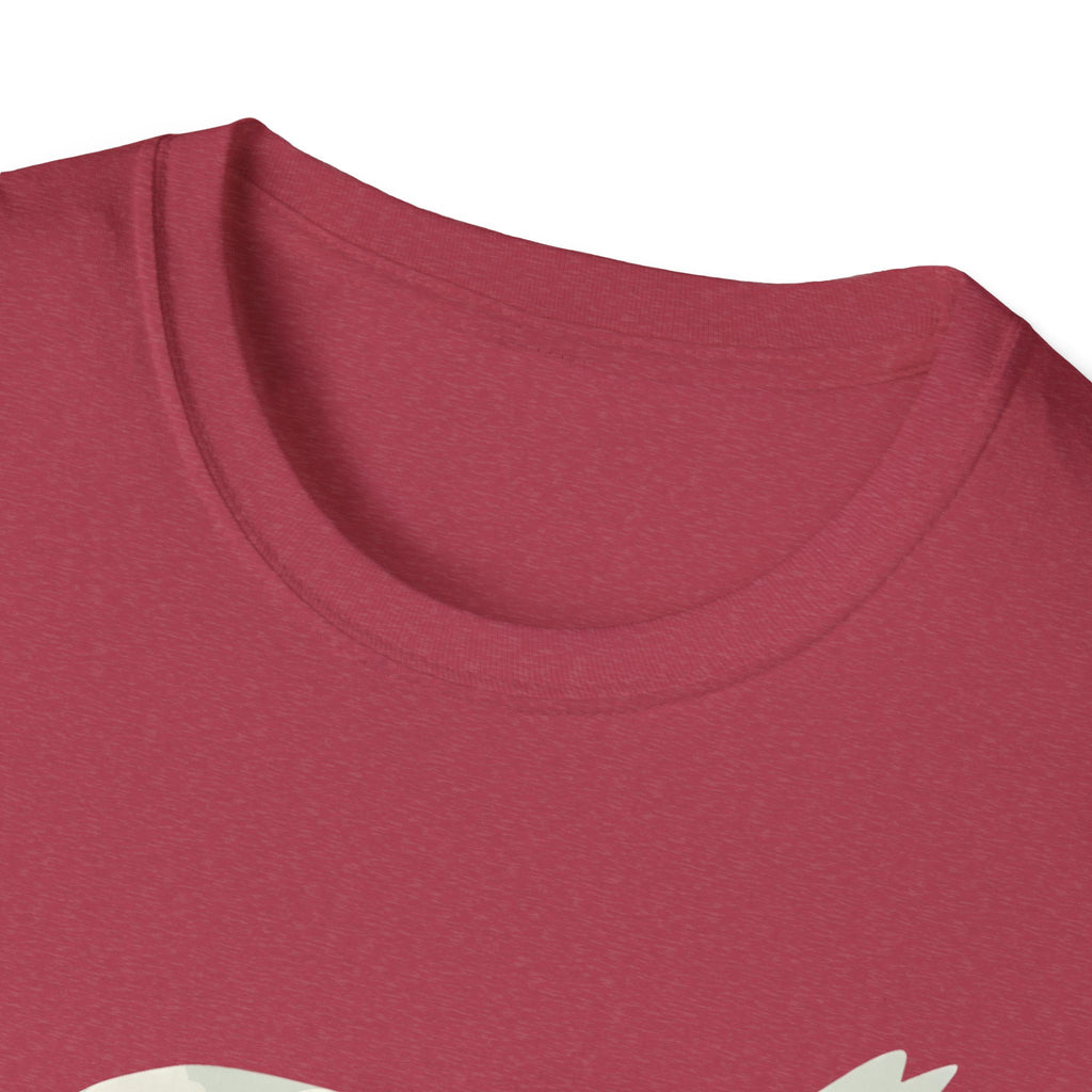 Cat Nature Silhouette T-Shirt — Floral Mountain Landscape Cat Tee