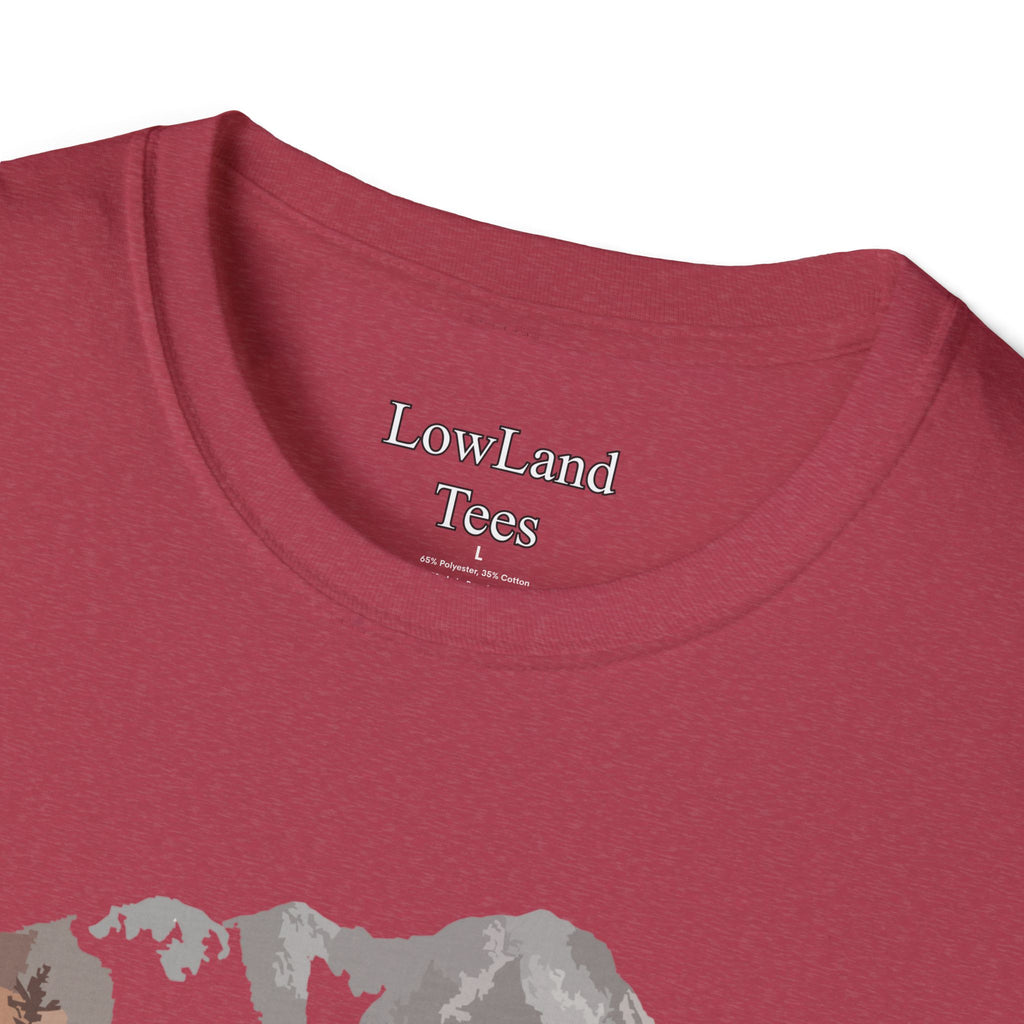 Mountain Spirit Bear T-Shirt — Double Exposure Wilderness Nature Tee