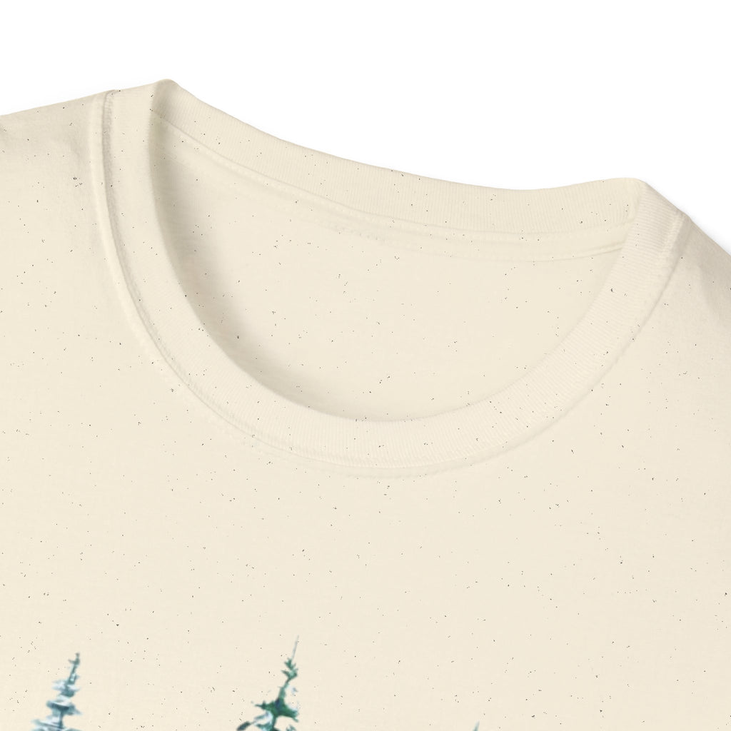 Pine Tree Watercolor T-Shirt — Minimal Holiday Trees Tee