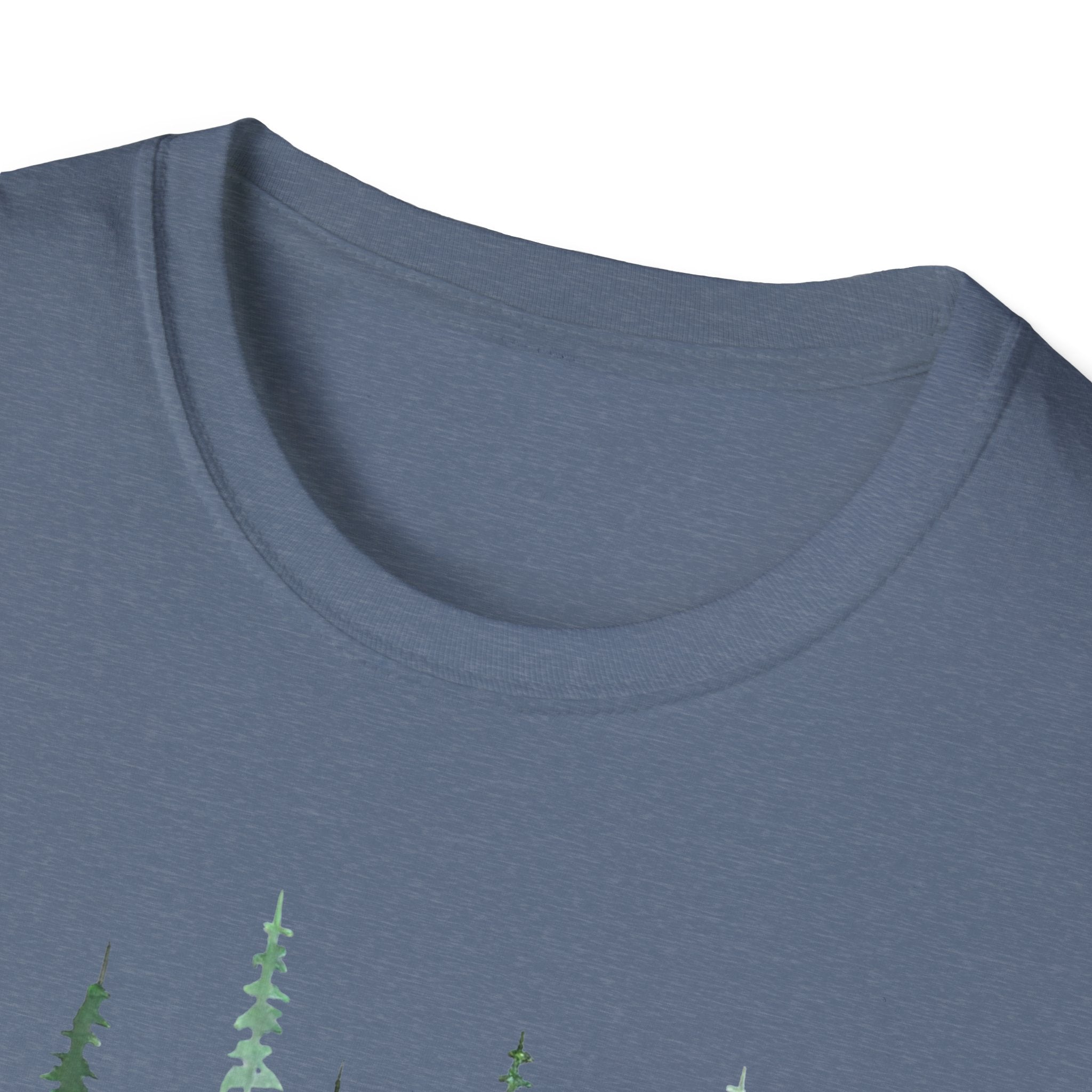 Forest Watercolor T-Shirt — Green Pine Tree Nature Tee