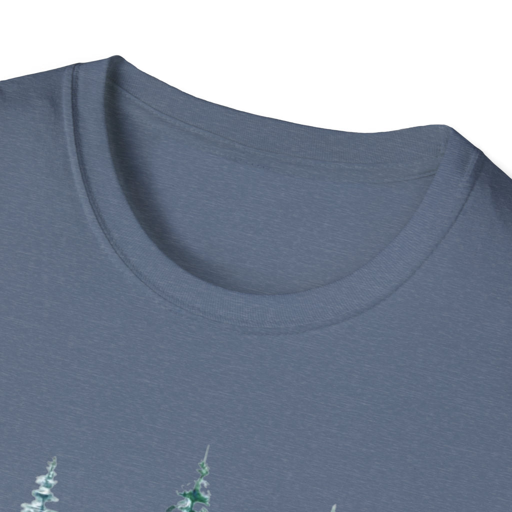 Pine Tree Watercolor T-Shirt — Minimal Holiday Trees Tee