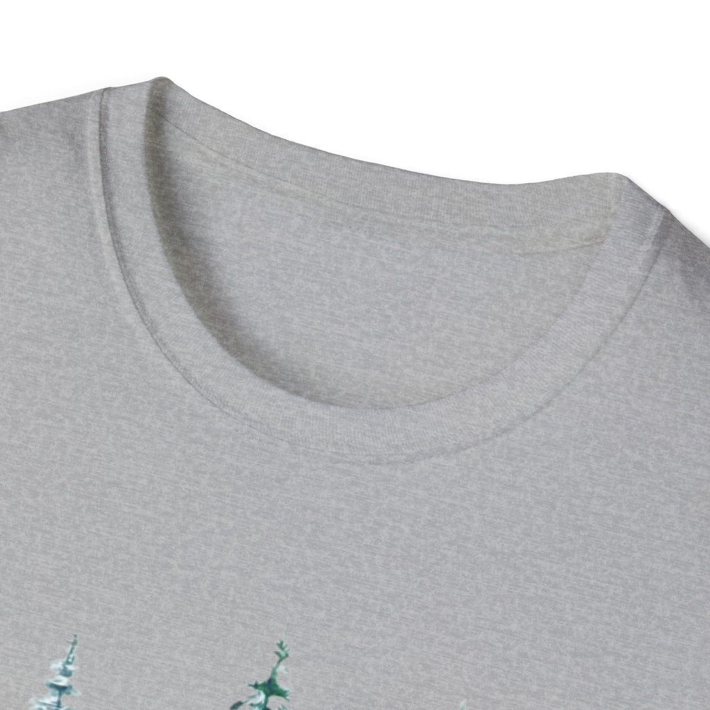 Pine Tree Watercolor T-Shirt — Minimal Holiday Trees Tee