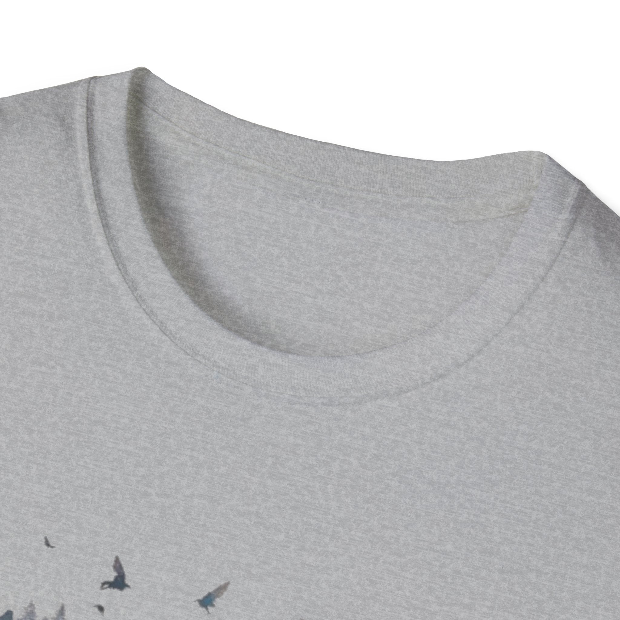 Moose Silhouette T-Shirt — Forest Double-Exposure Wildlife Tee