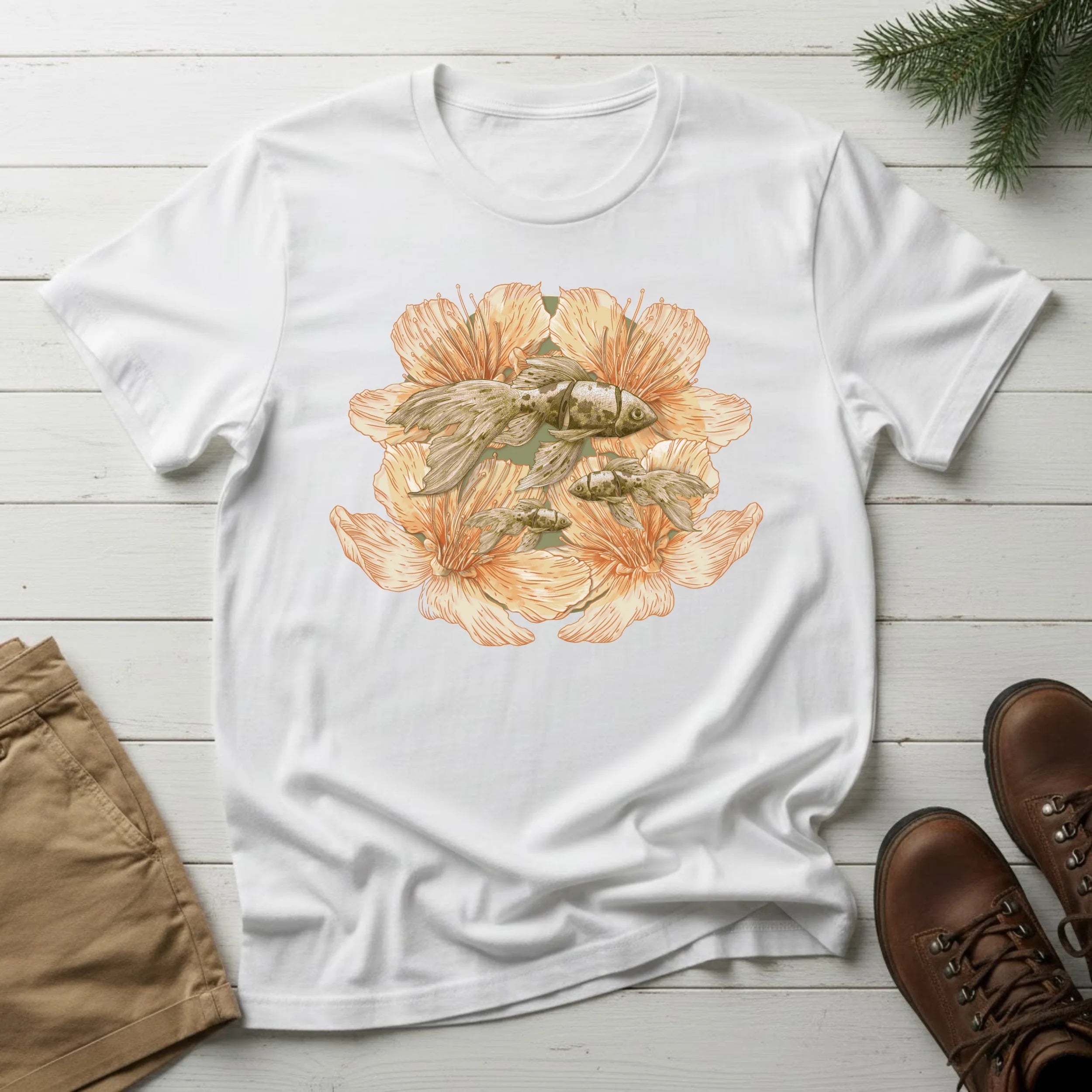 Vintage Poppy Floral T-Shirt