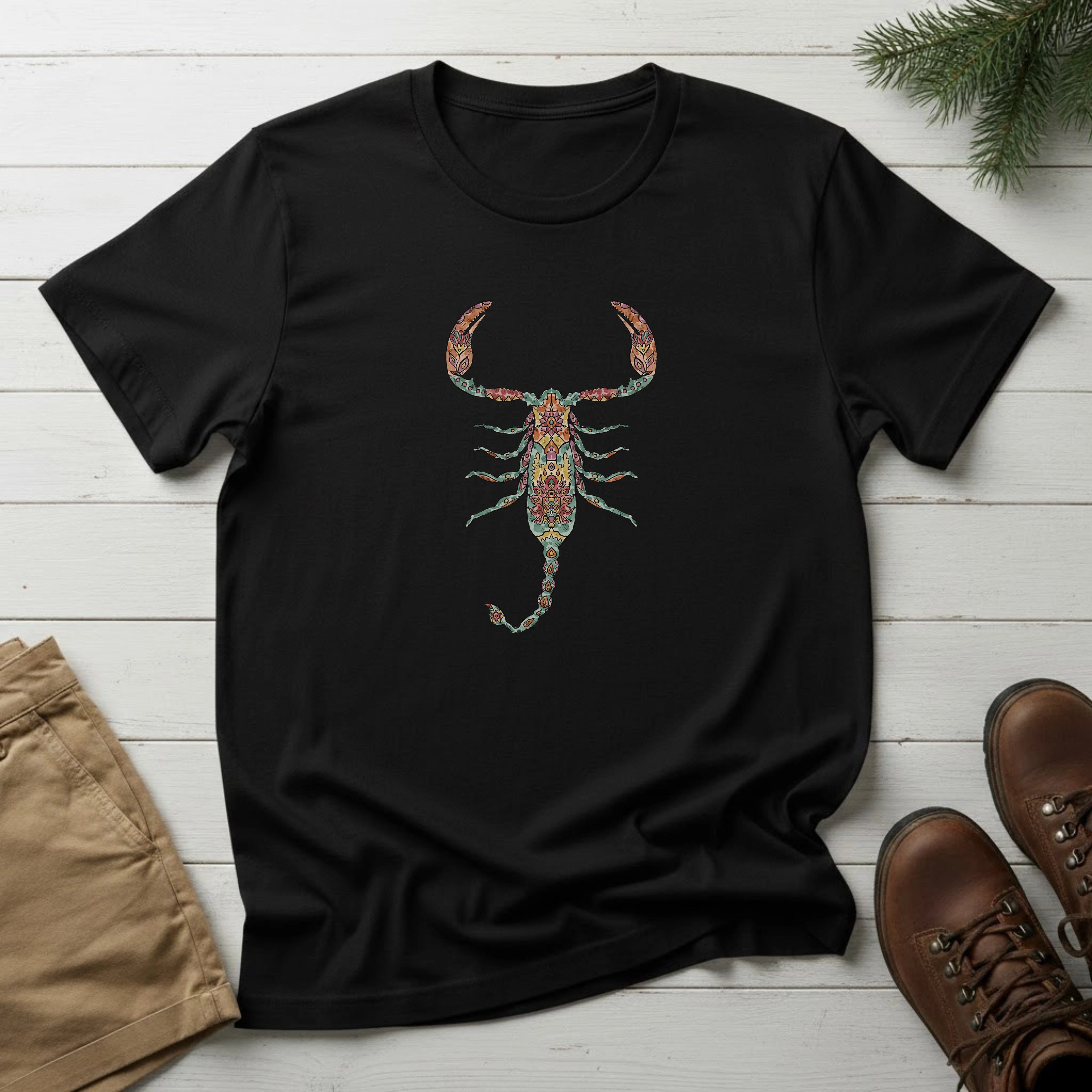 Scorpion Boho Graphic T-Shirt