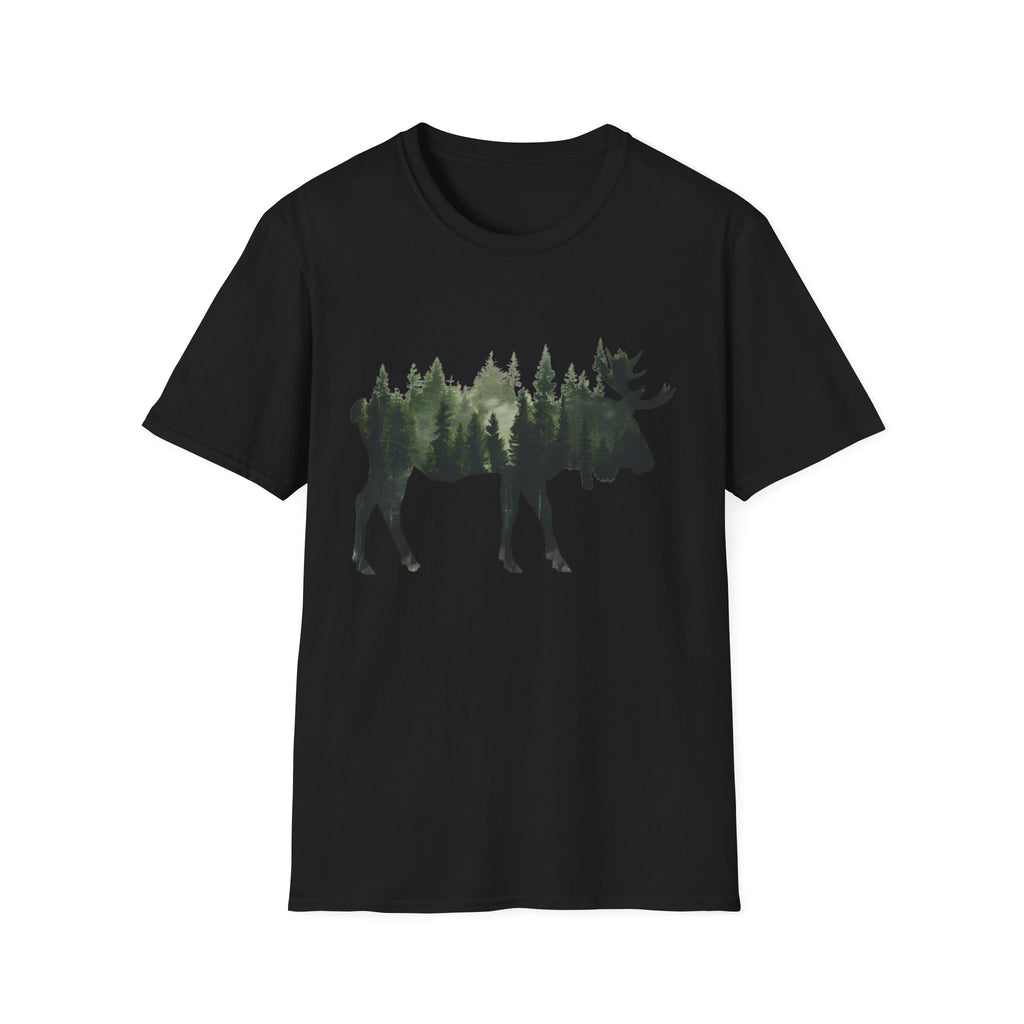 Moose Forest Silhouette T-Shirt