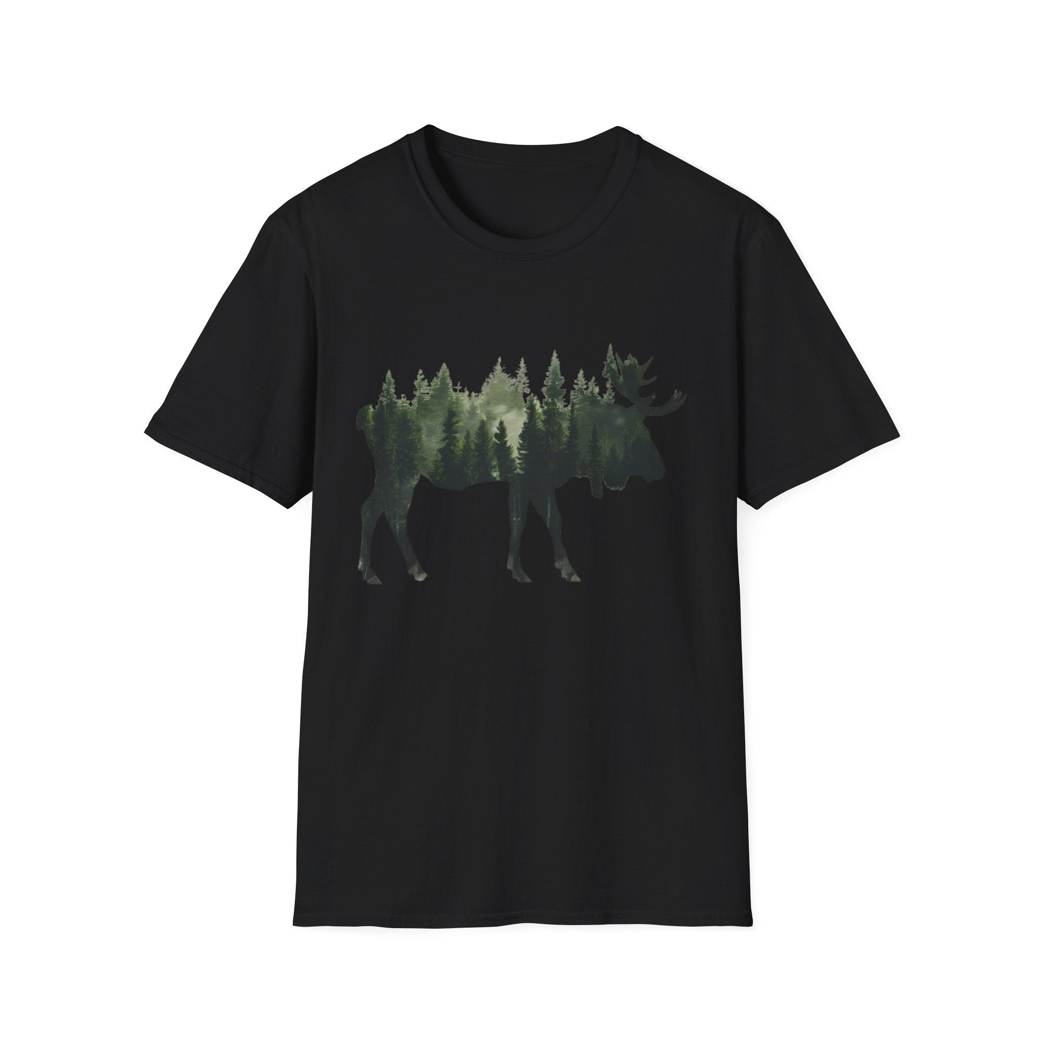 Moose Forest Silhouette T-Shirt